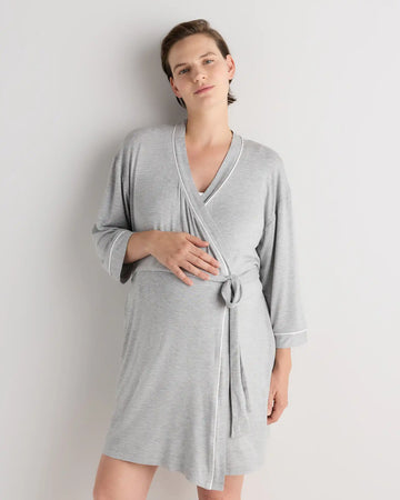 Bamboo Jersey Maternity Robe