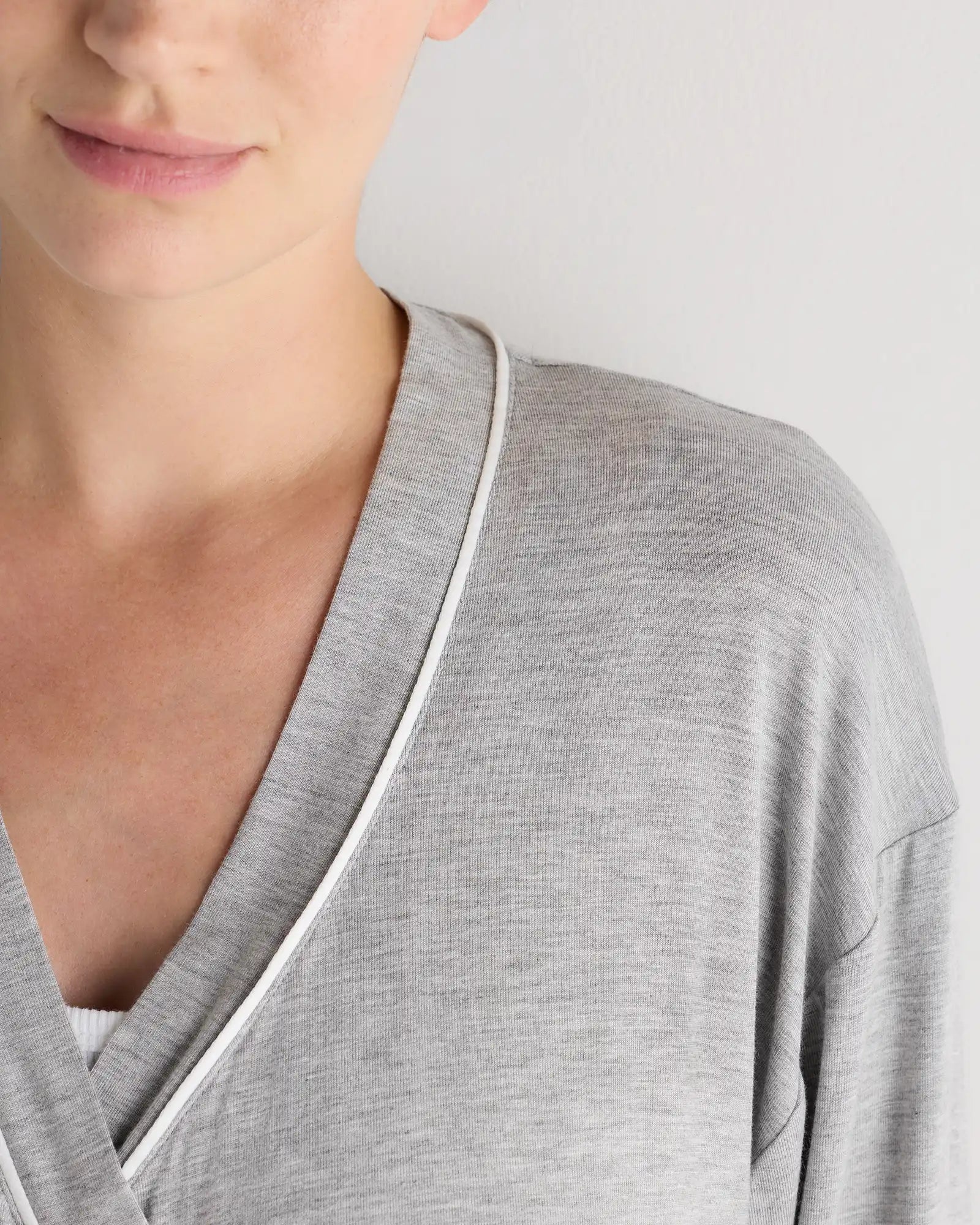 Bamboo Jersey Maternity Robe