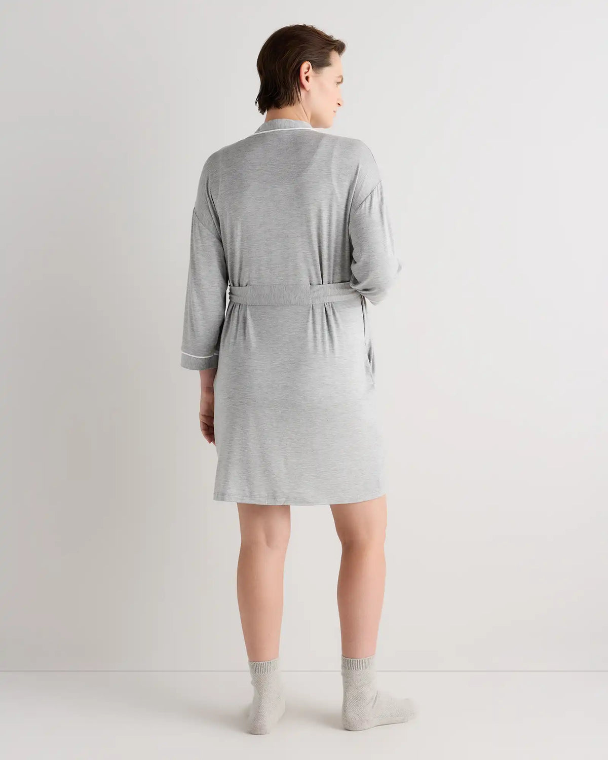 Bamboo Jersey Maternity Robe