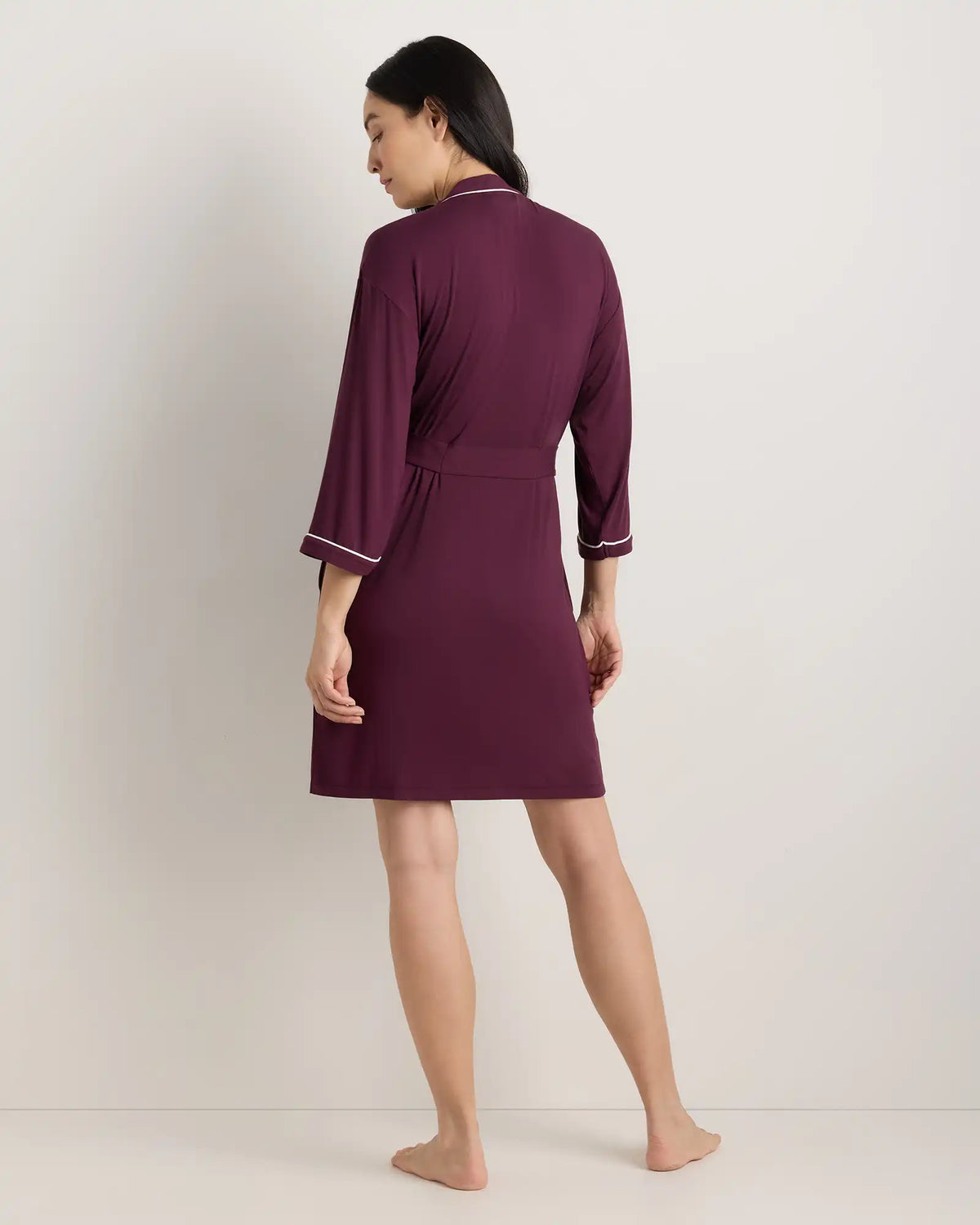 Bamboo Jersey Maternity Robe