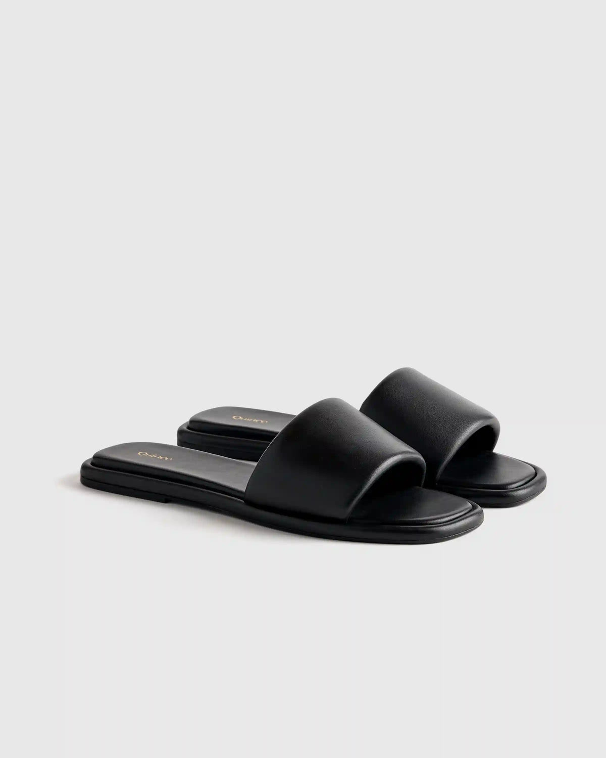 Italian Leather Slide Sandal