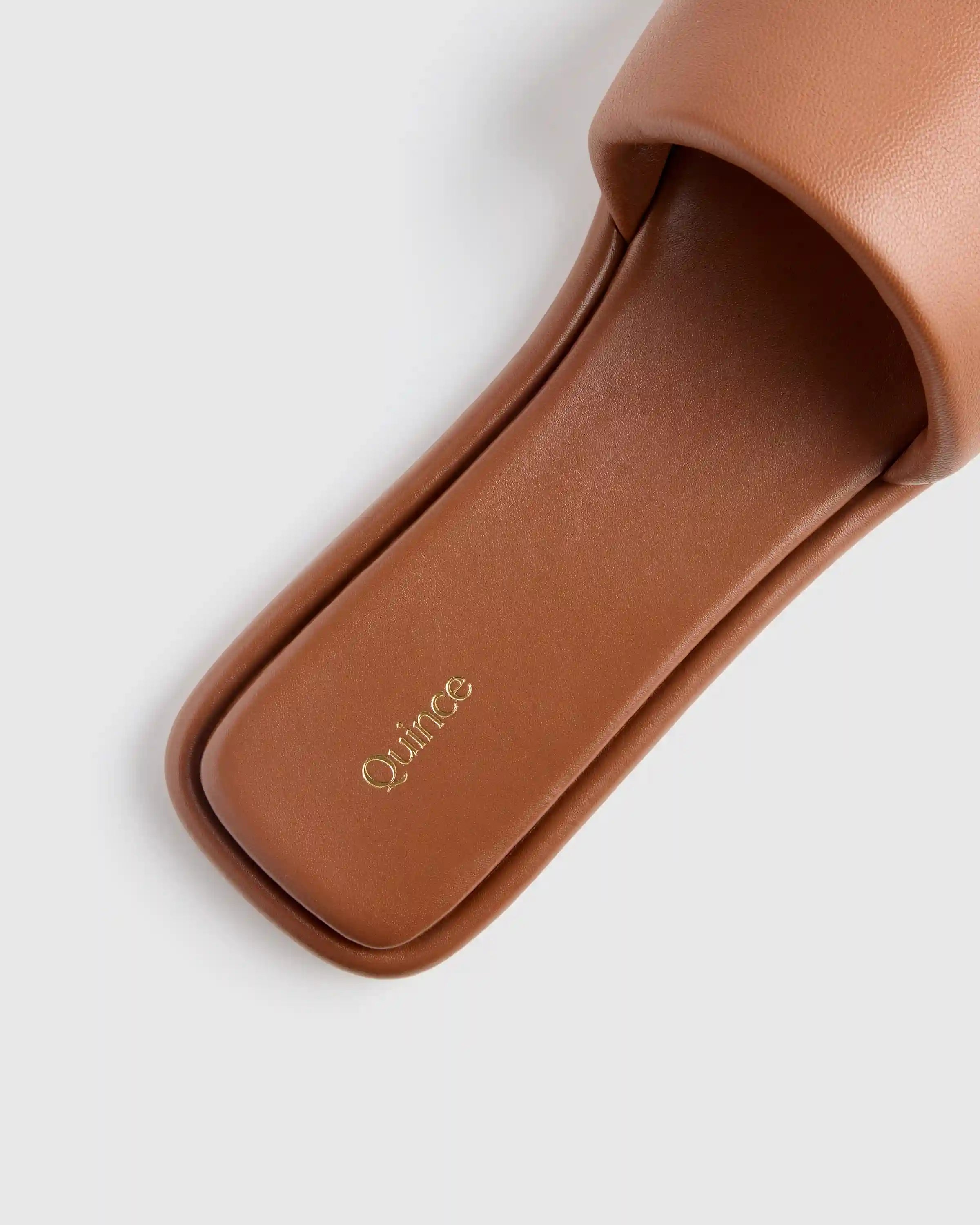 Italian Leather Slide Sandal