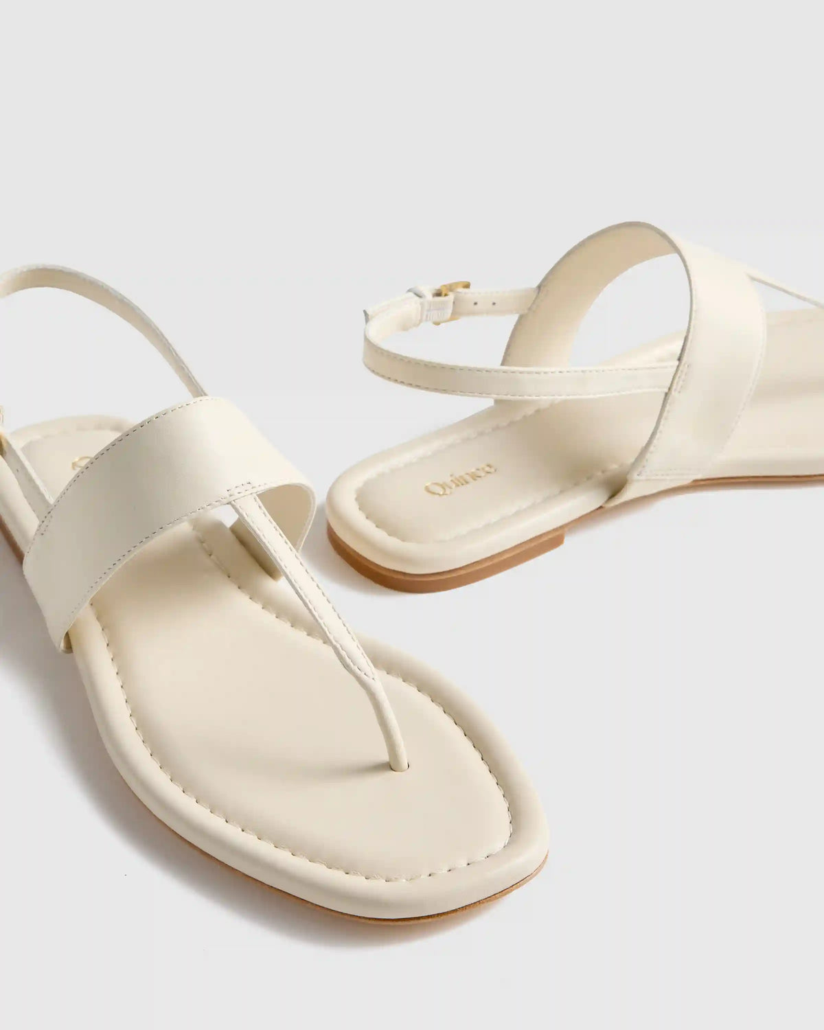 Italian Leather T-Strap Sandal