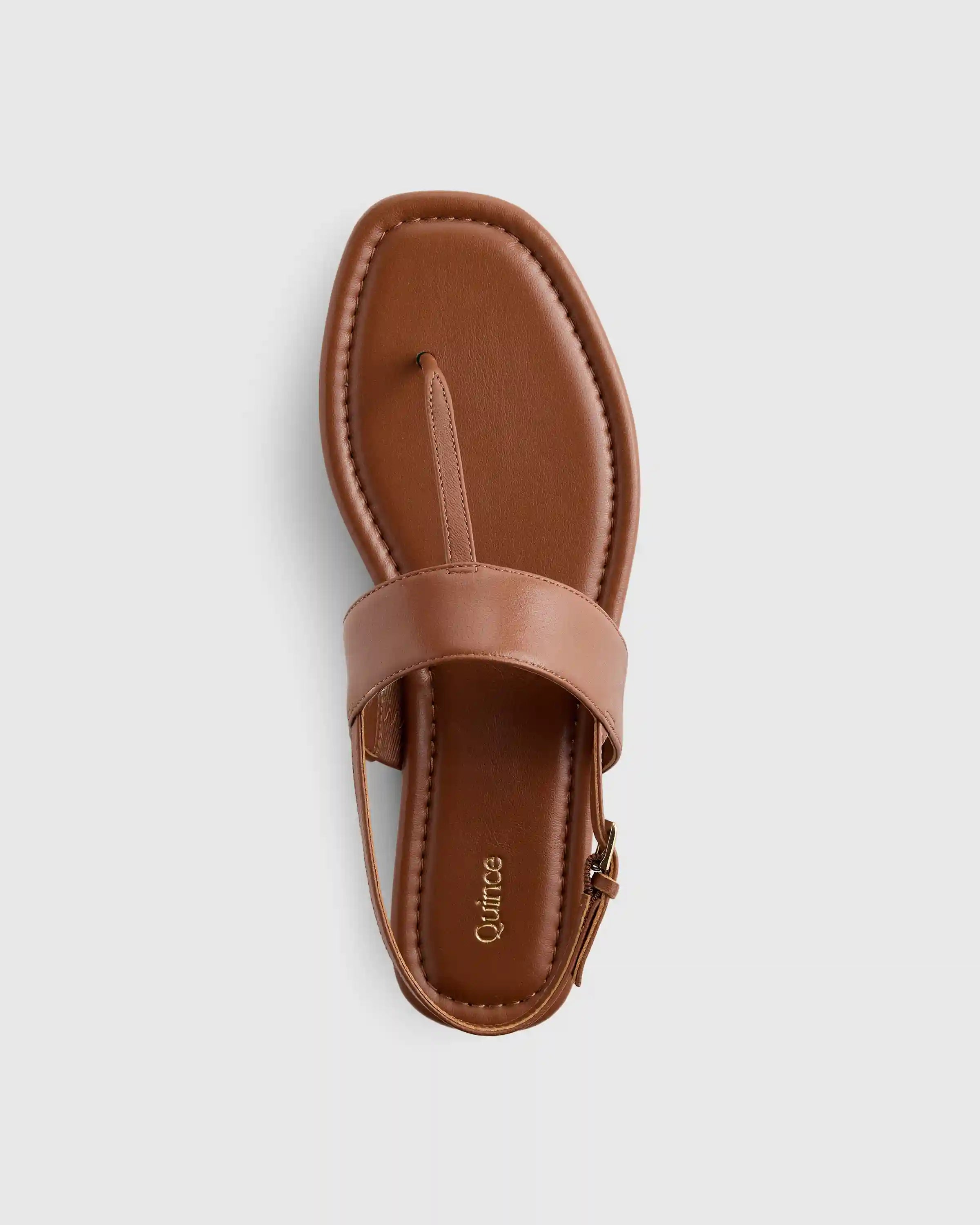 Italian Leather T-Strap Sandal