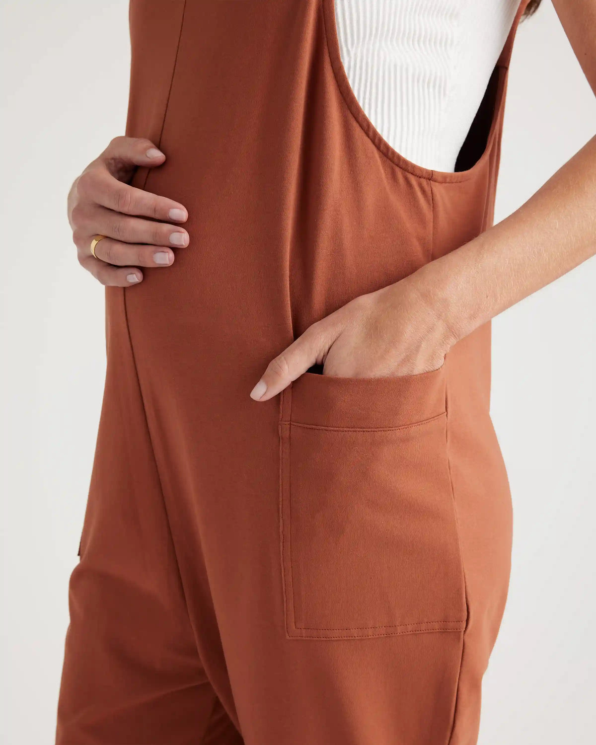 Organic Cotton Maternity Overalls