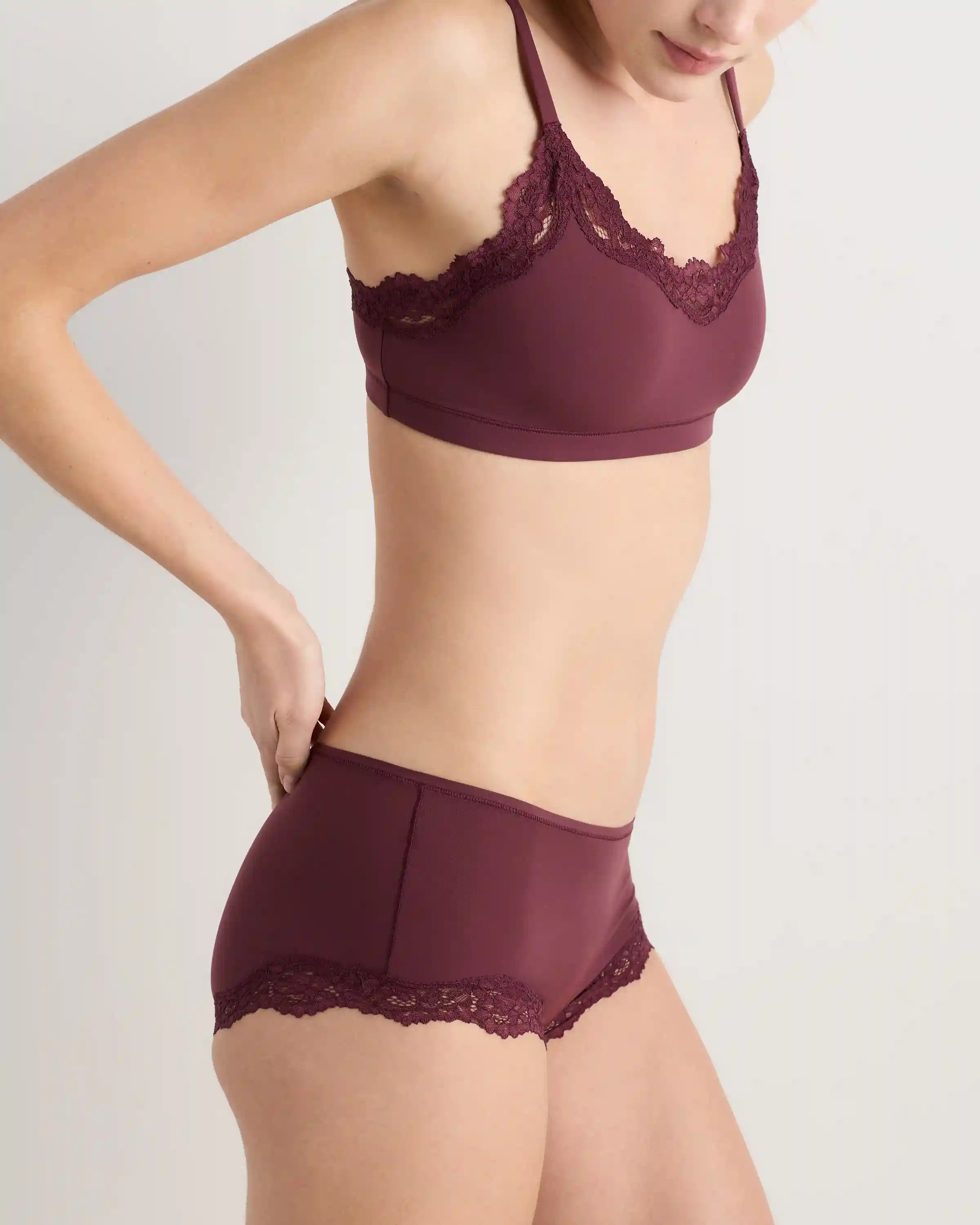 Second Skin Lace Boyshort (3-Pack)