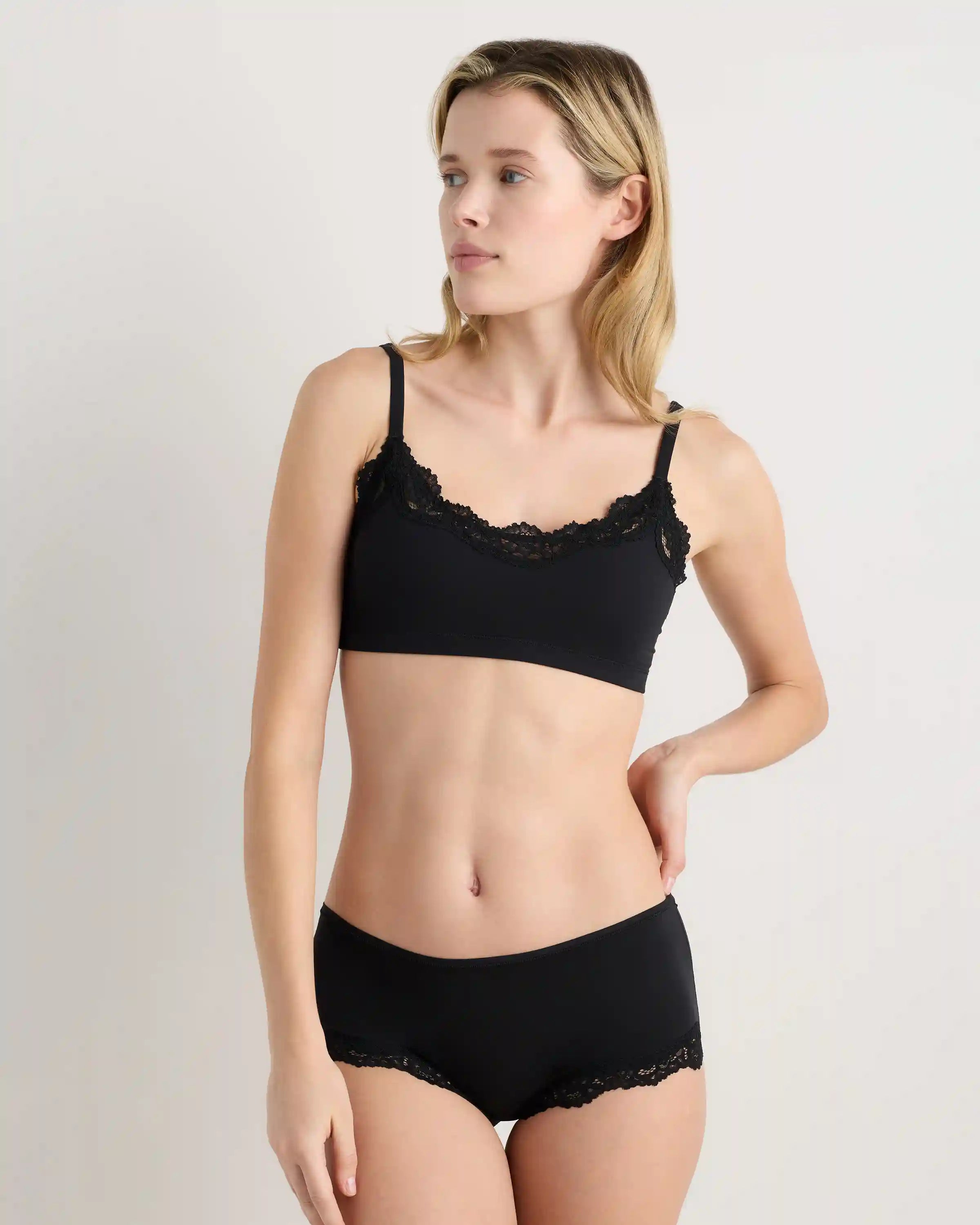 Second Skin Lace Boyshort (3-Pack)