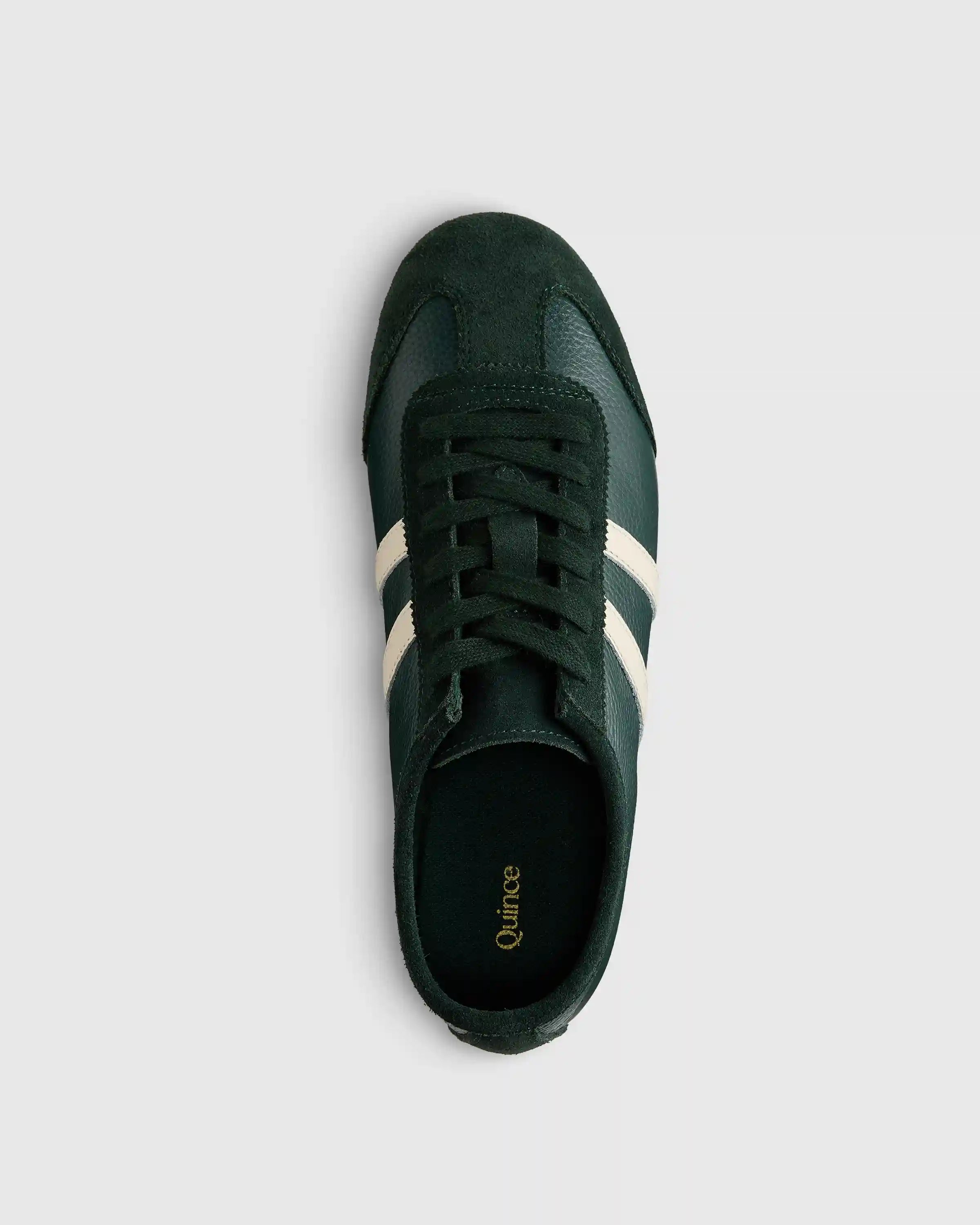 Italian Leather & Suede Low Profile Sneaker