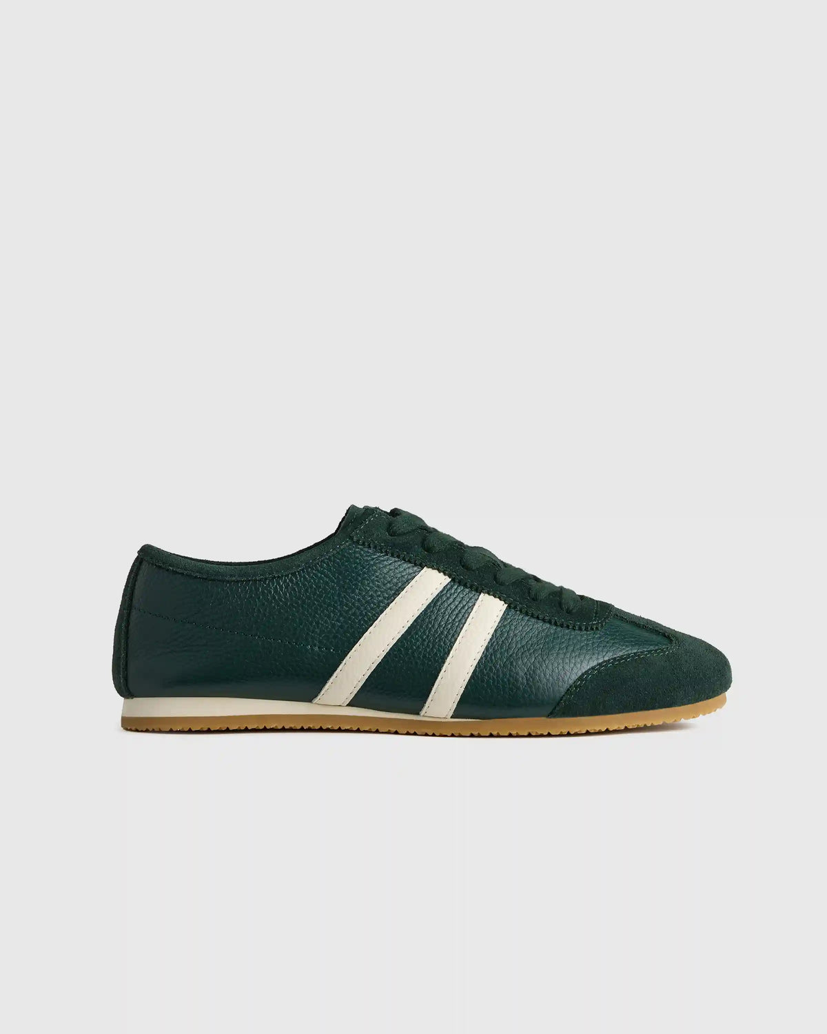 Italian Leather & Suede Low Profile Sneaker