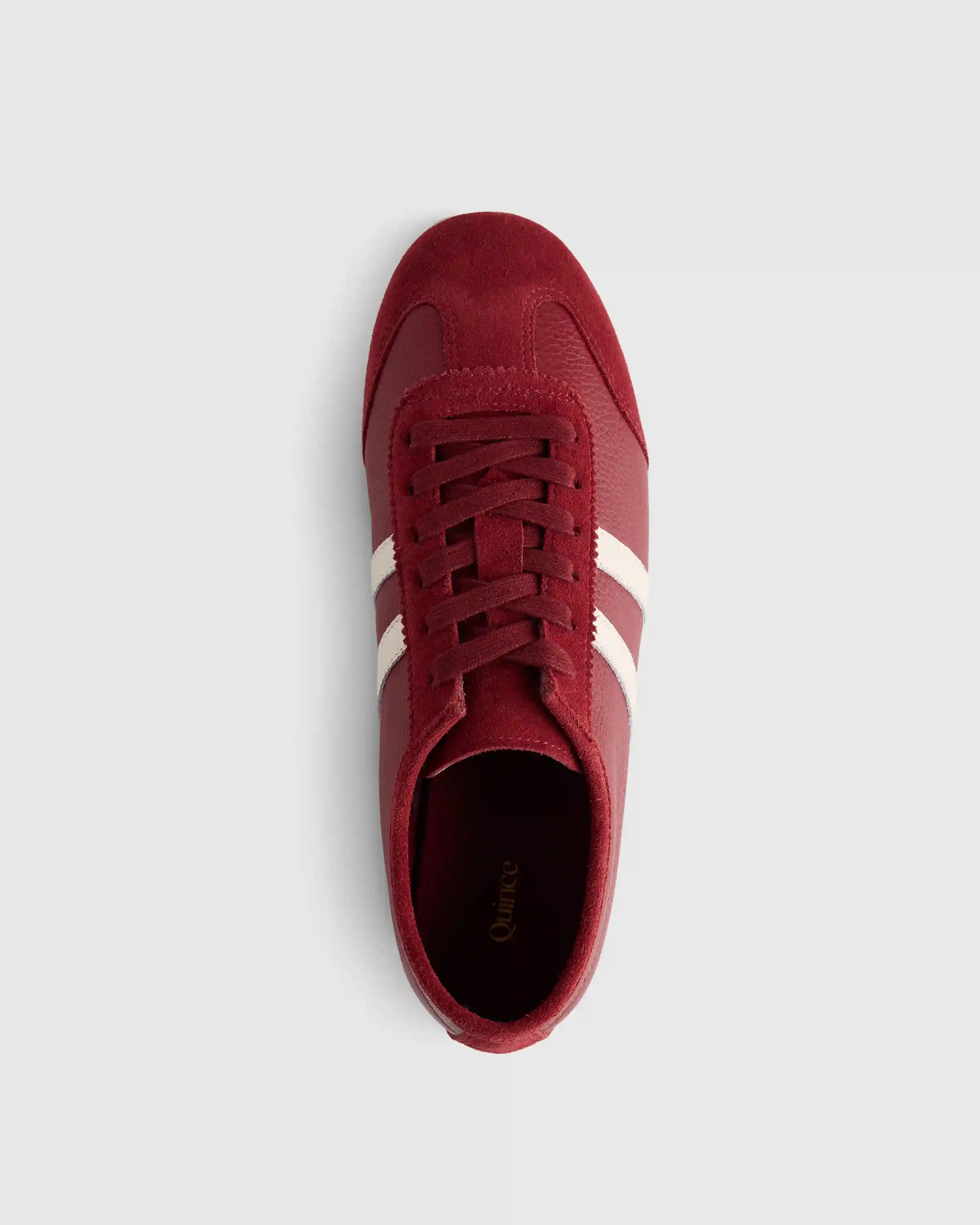 Italian Leather & Suede Low Profile Sneaker