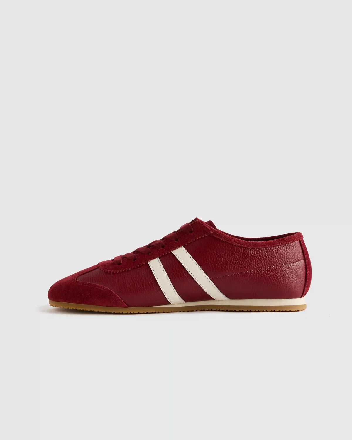 Italian Leather & Suede Low Profile Sneaker