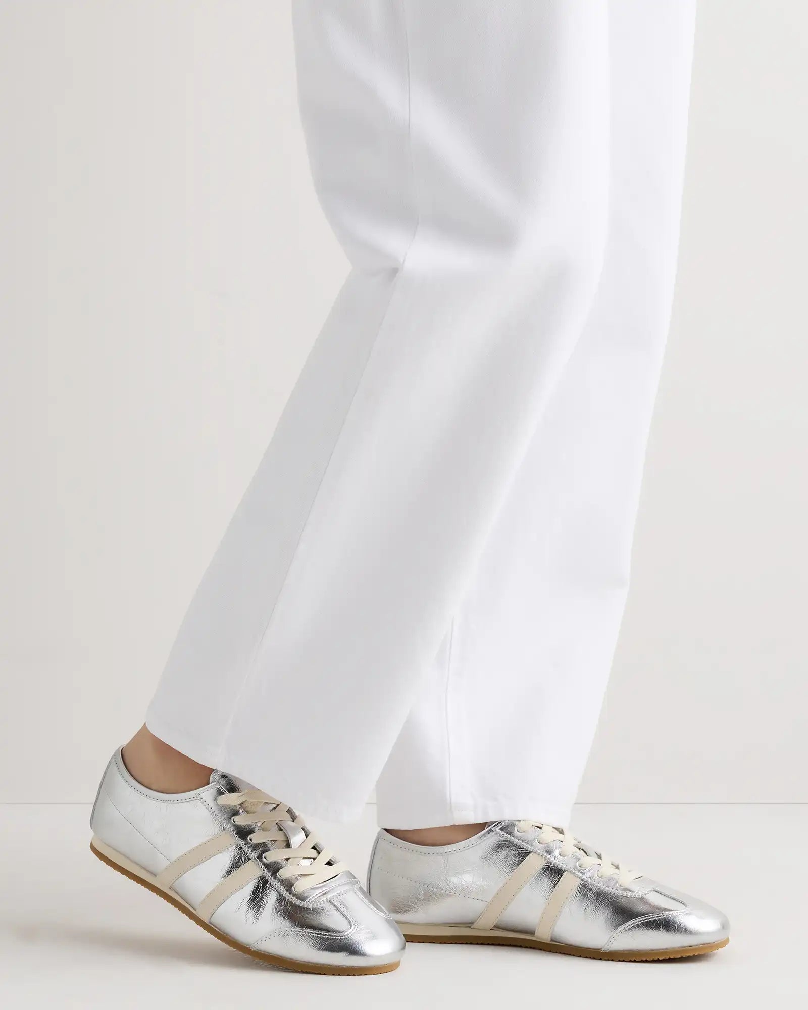 Italian Leather & Suede Low Profile Sneaker
