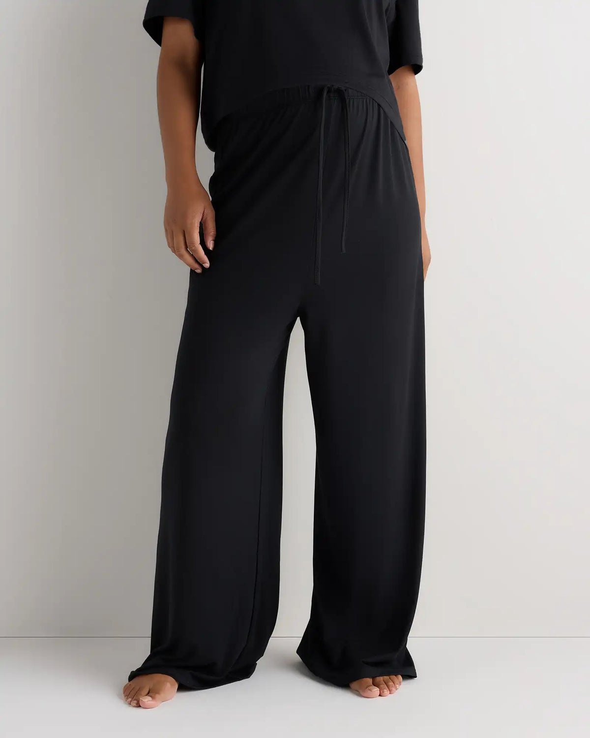 Smooth Stretch Maternity Wide Leg Lounge Pant