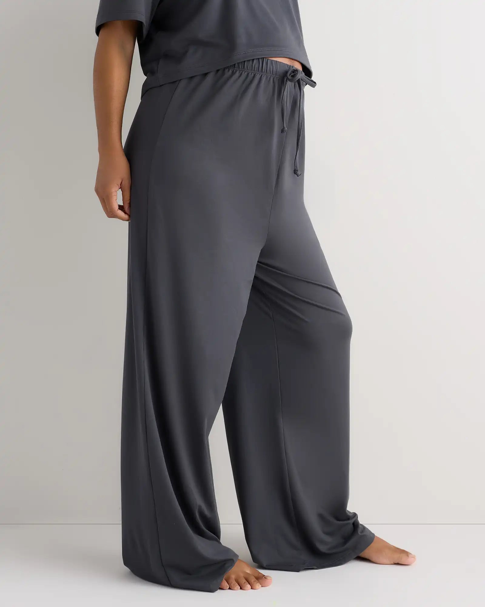 Smooth Stretch Maternity Wide Leg Lounge Pant