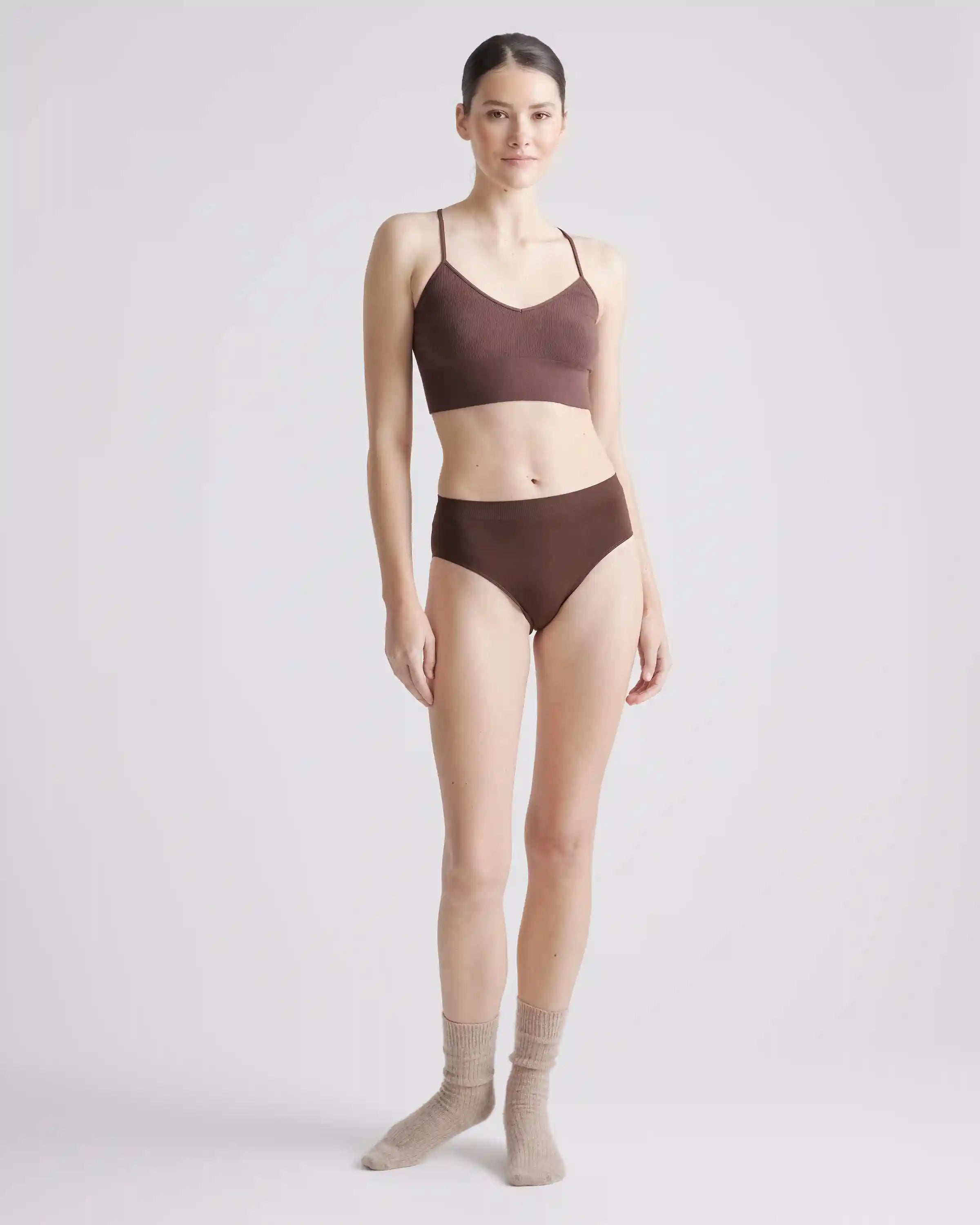 Comfort Rib T-Back Bralette (2-Pack)