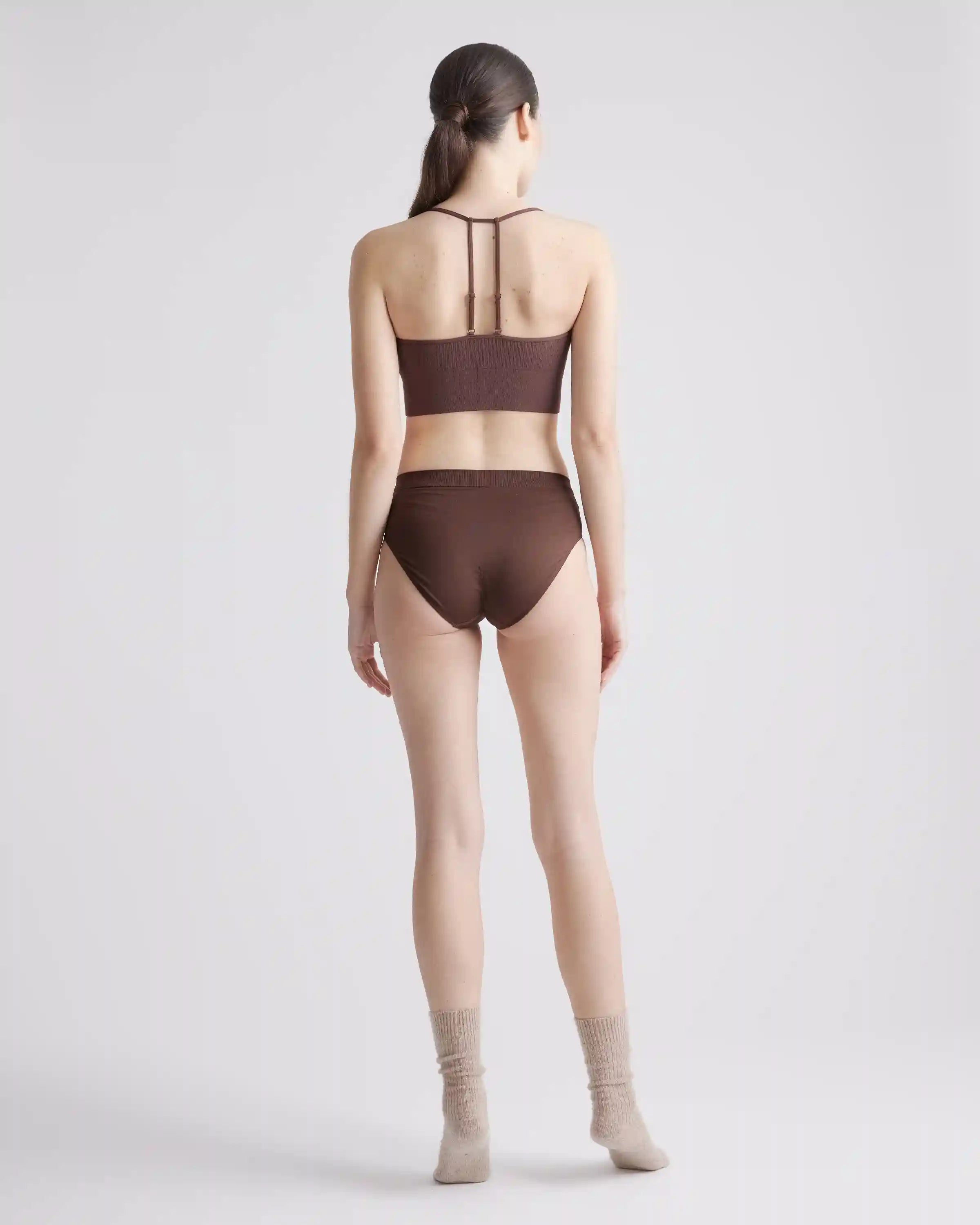 Comfort Rib T-Back Bralette (2-Pack)