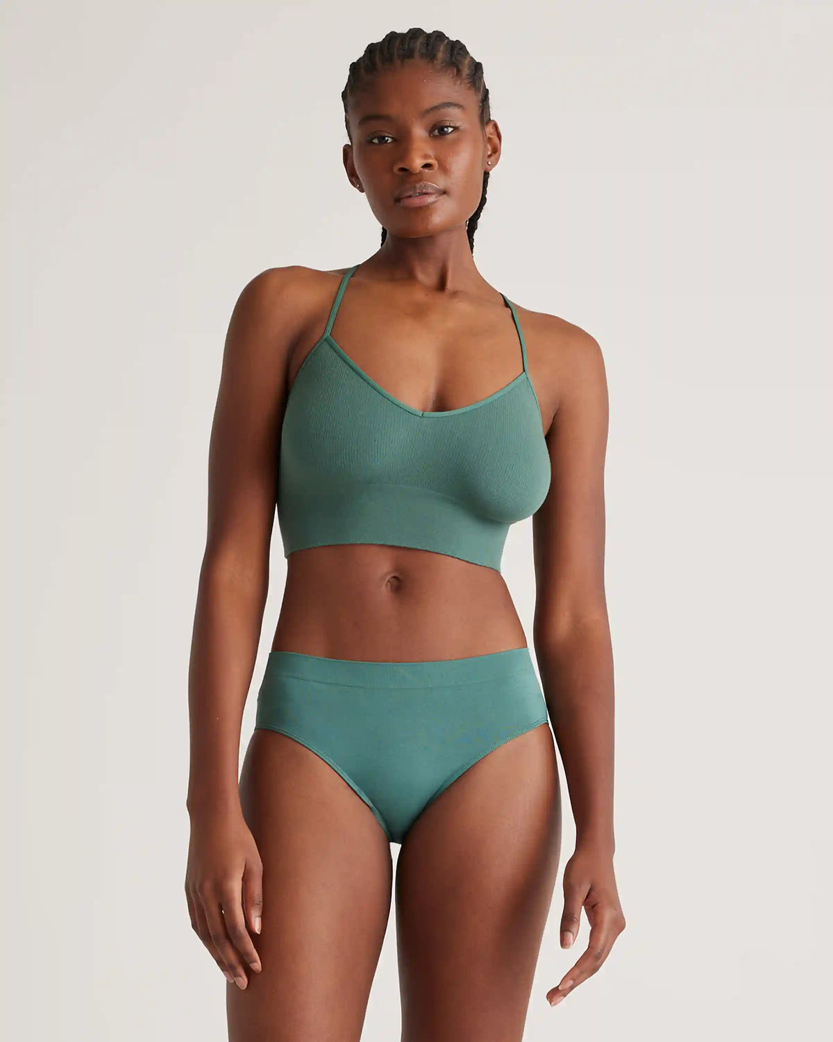 Comfort Rib T-Back Bralette (2-Pack)