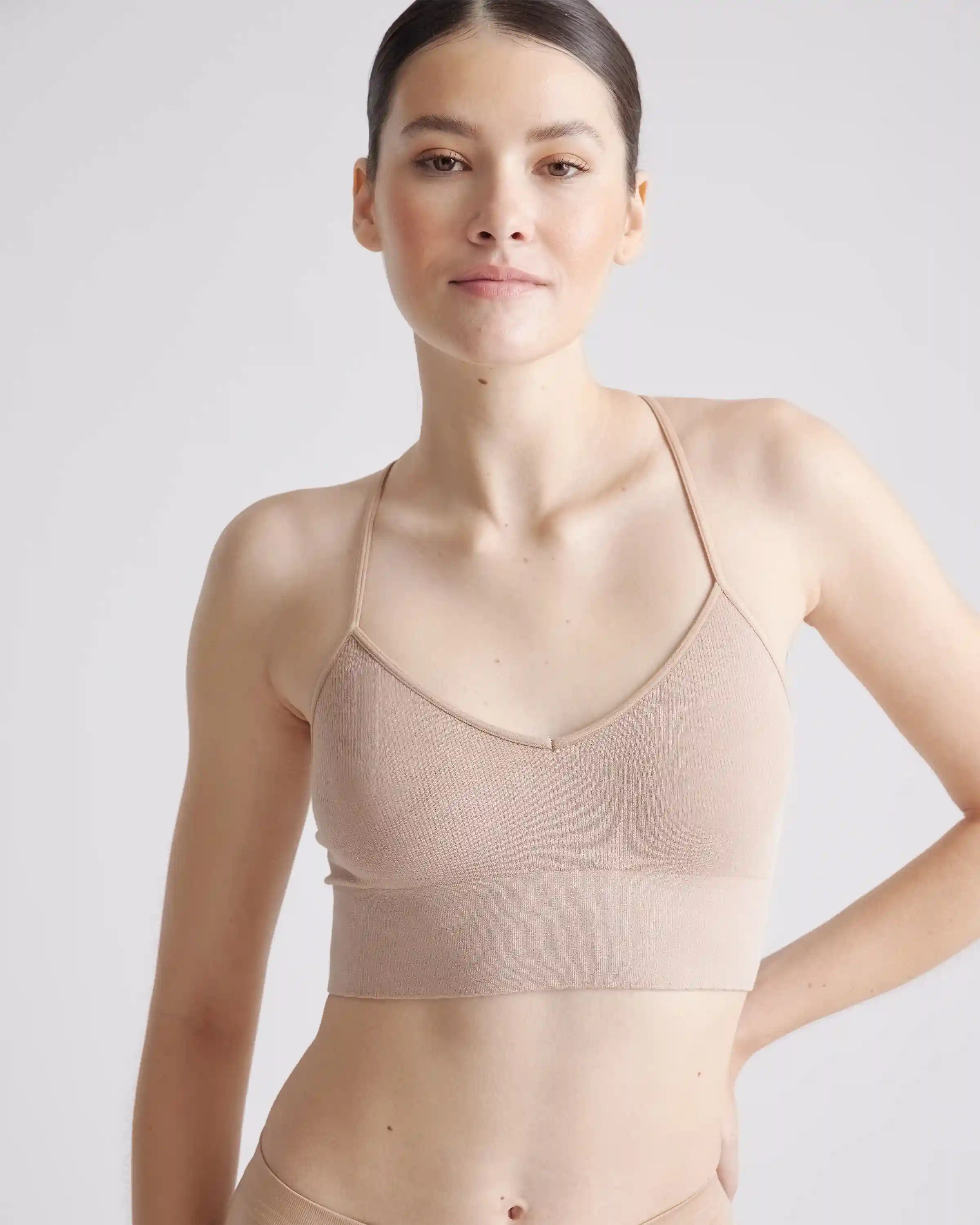 Comfort Rib T-Back Bralette (2-Pack)