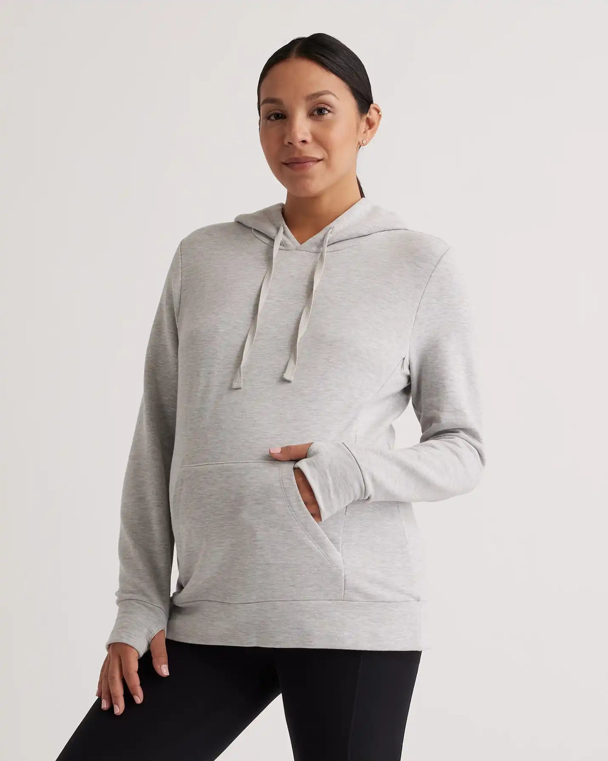 SuperSoft Fleece Maternity & Nursing Hoodie