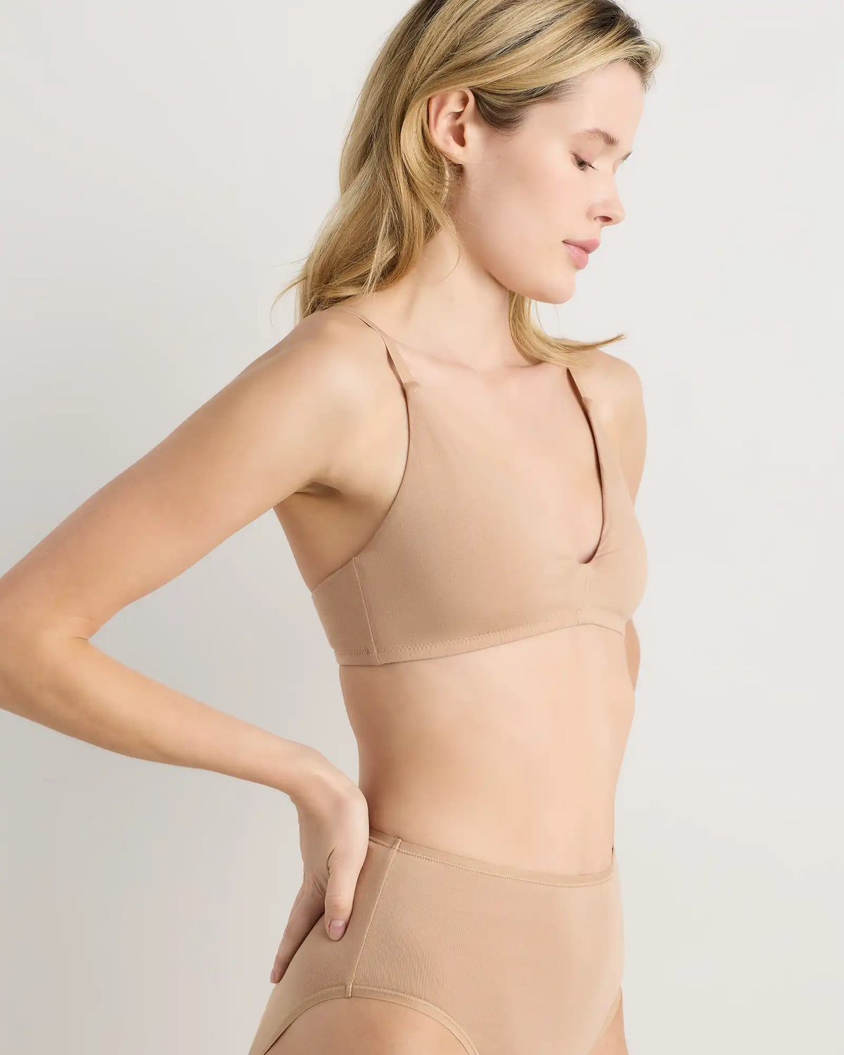 Organic Cotton Triangle Bralette (2-Pack)