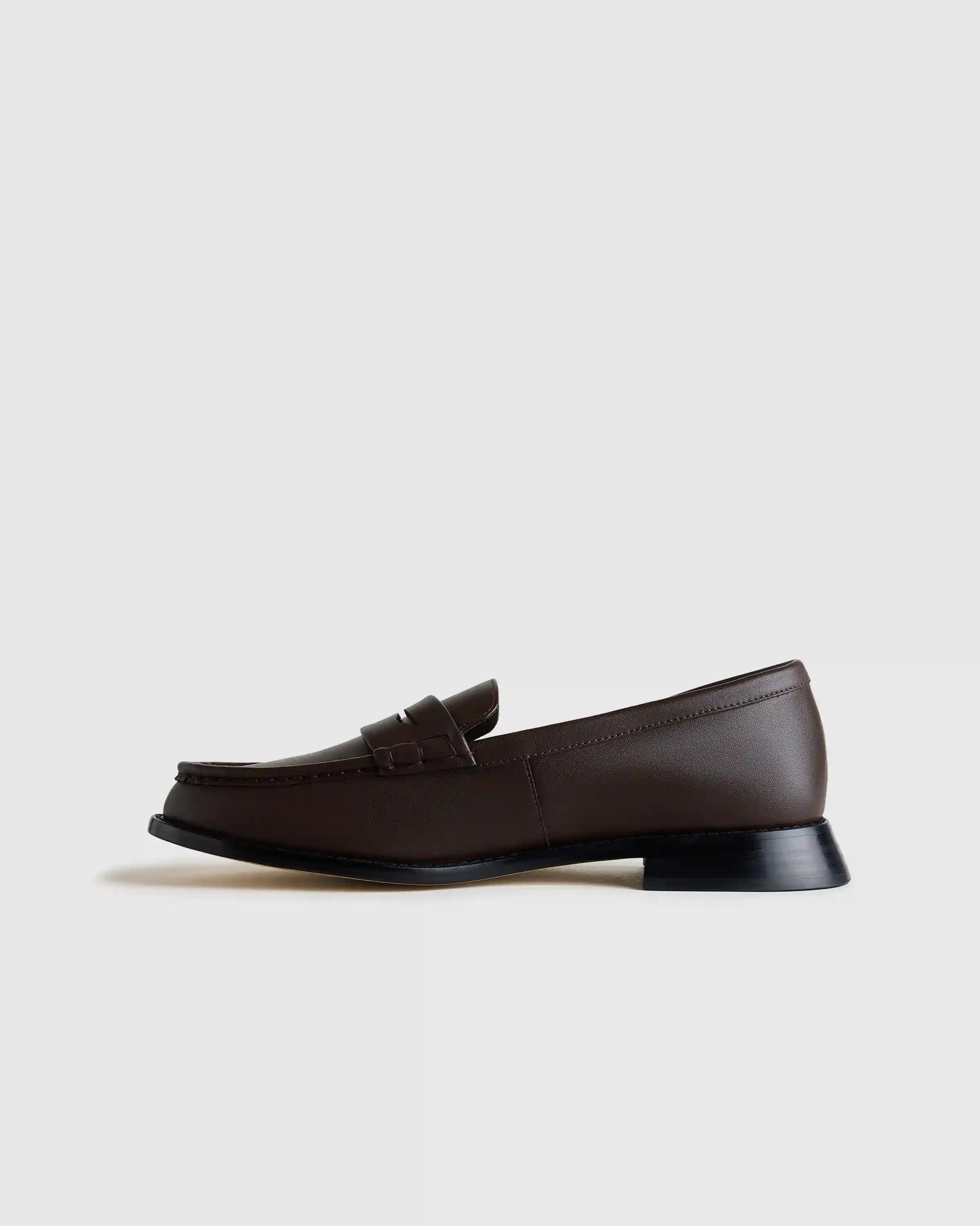 Italian Leather Penny Loafer