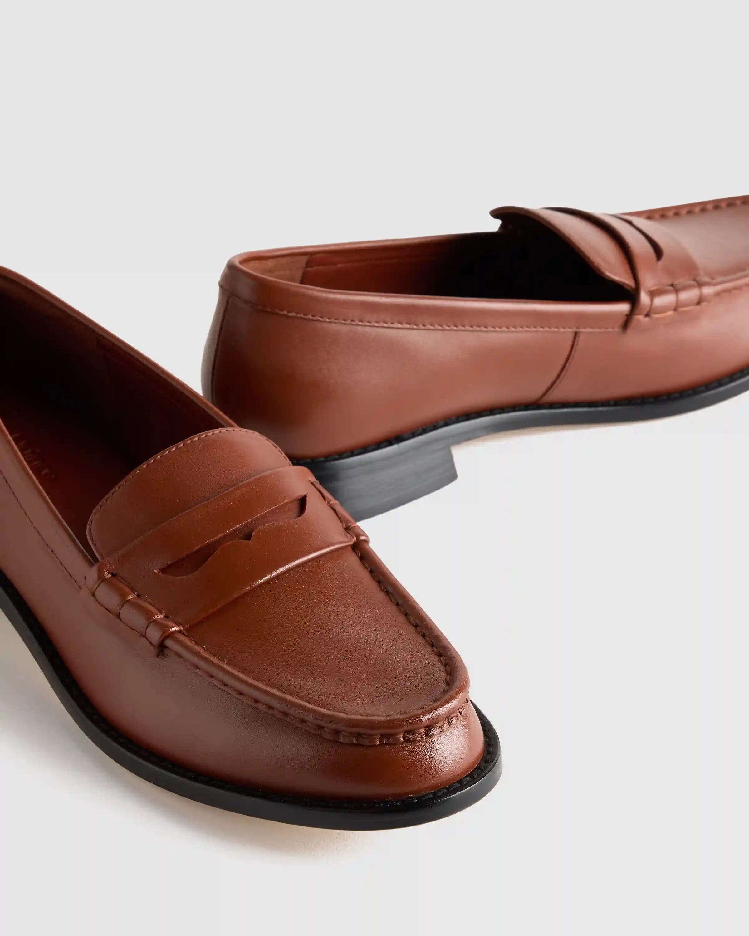Italian Leather Penny Loafer