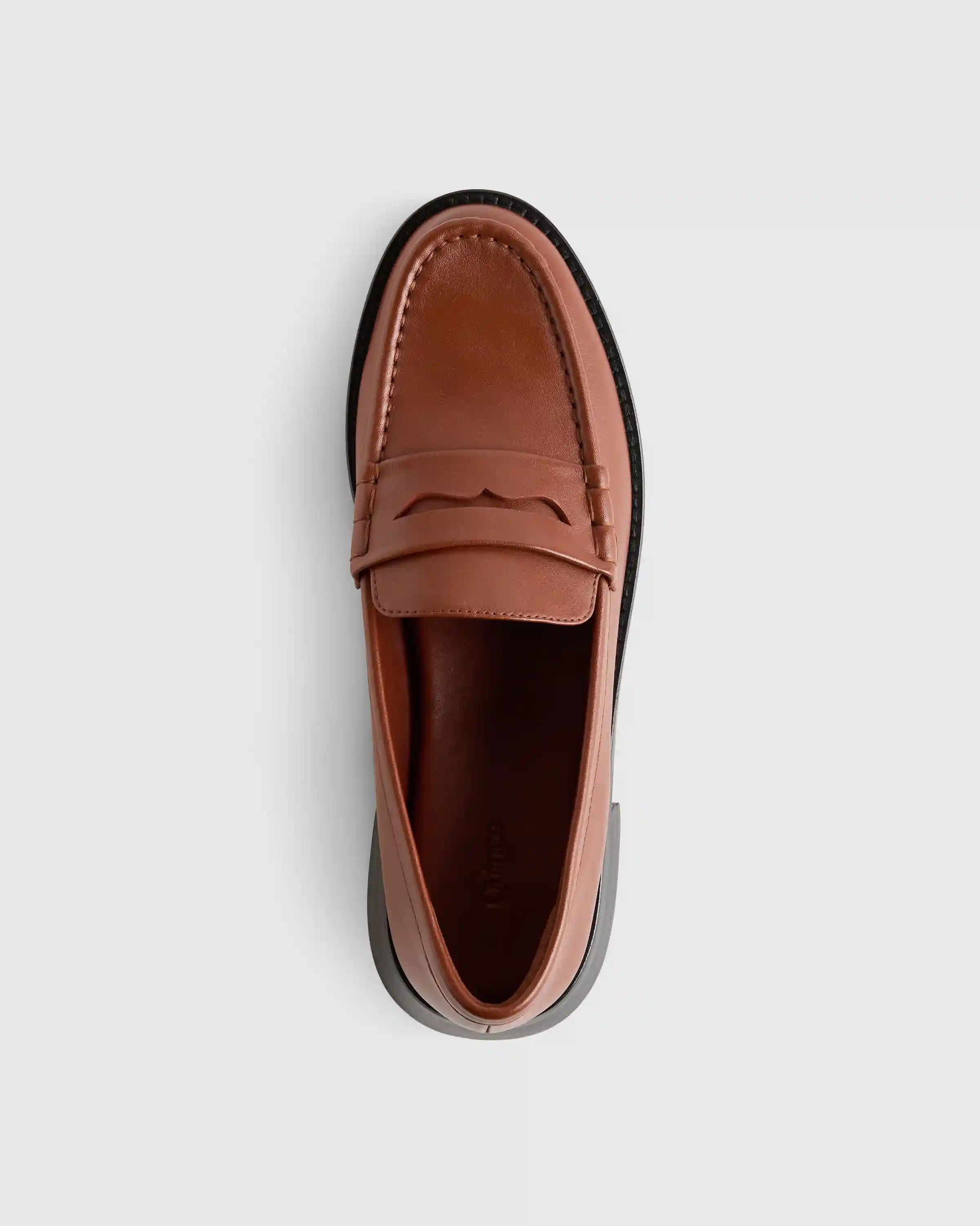 Italian Leather Penny Loafer