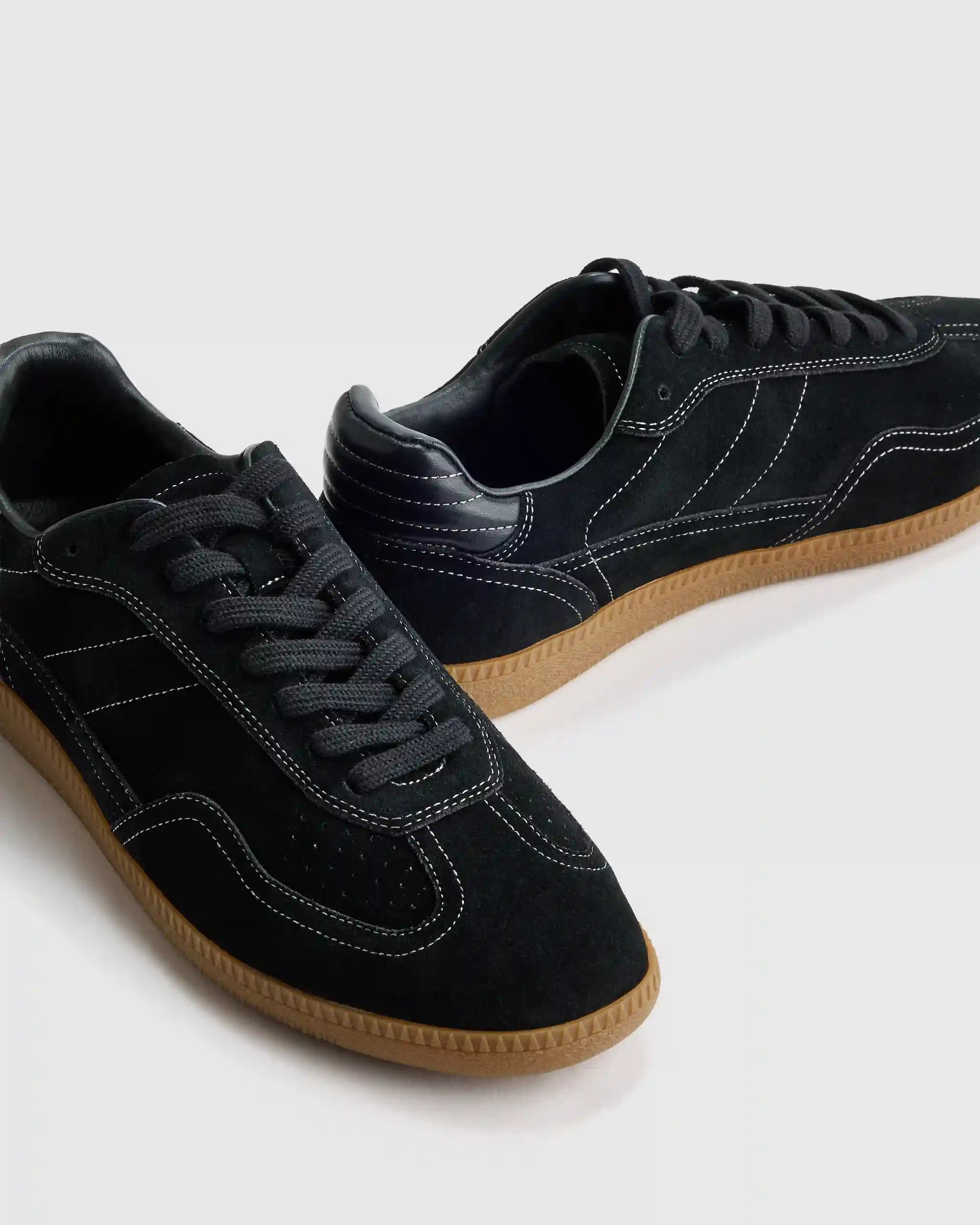 Italian Suede Gum Sole Sneaker