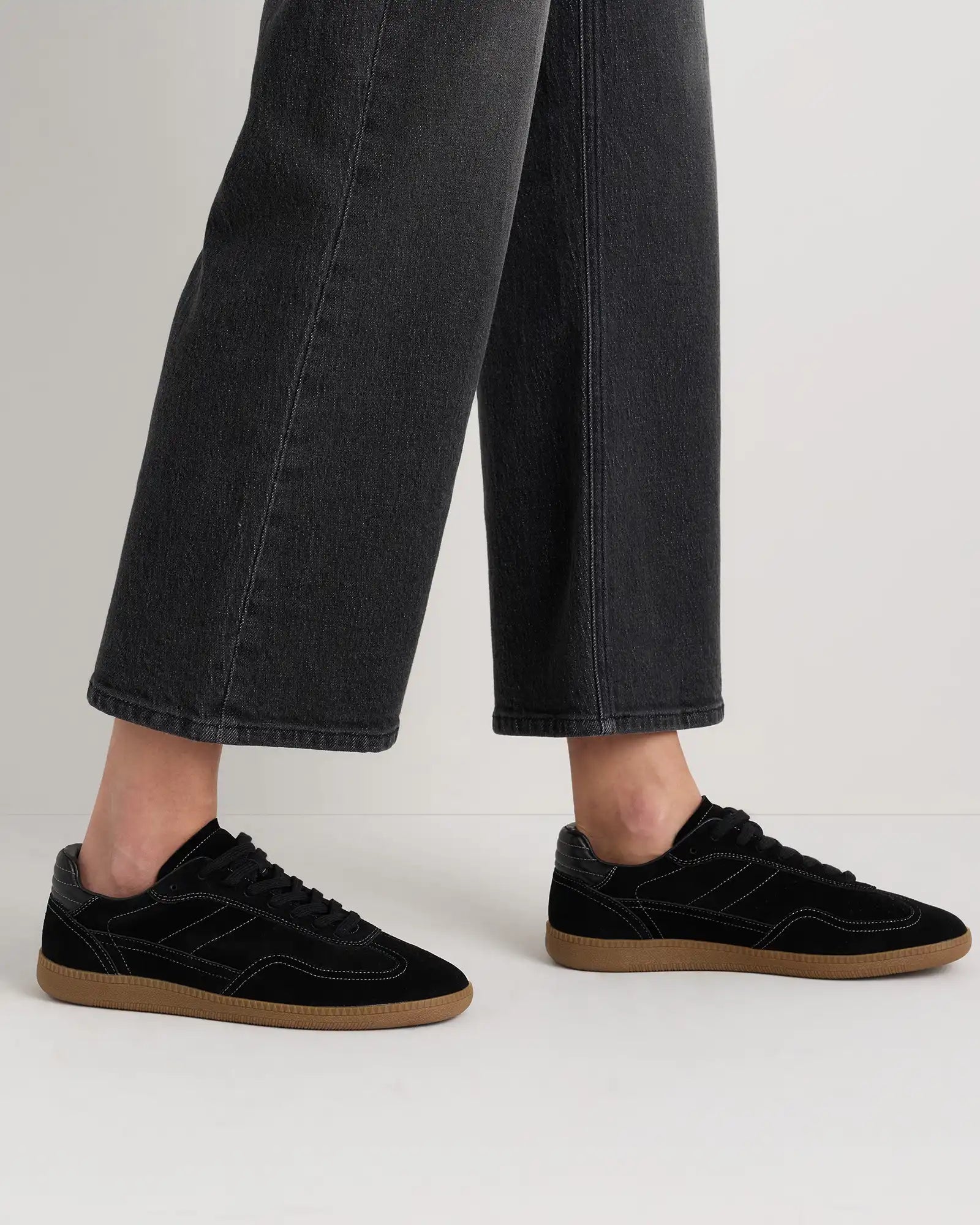 Italian Suede Gum Sole Sneaker