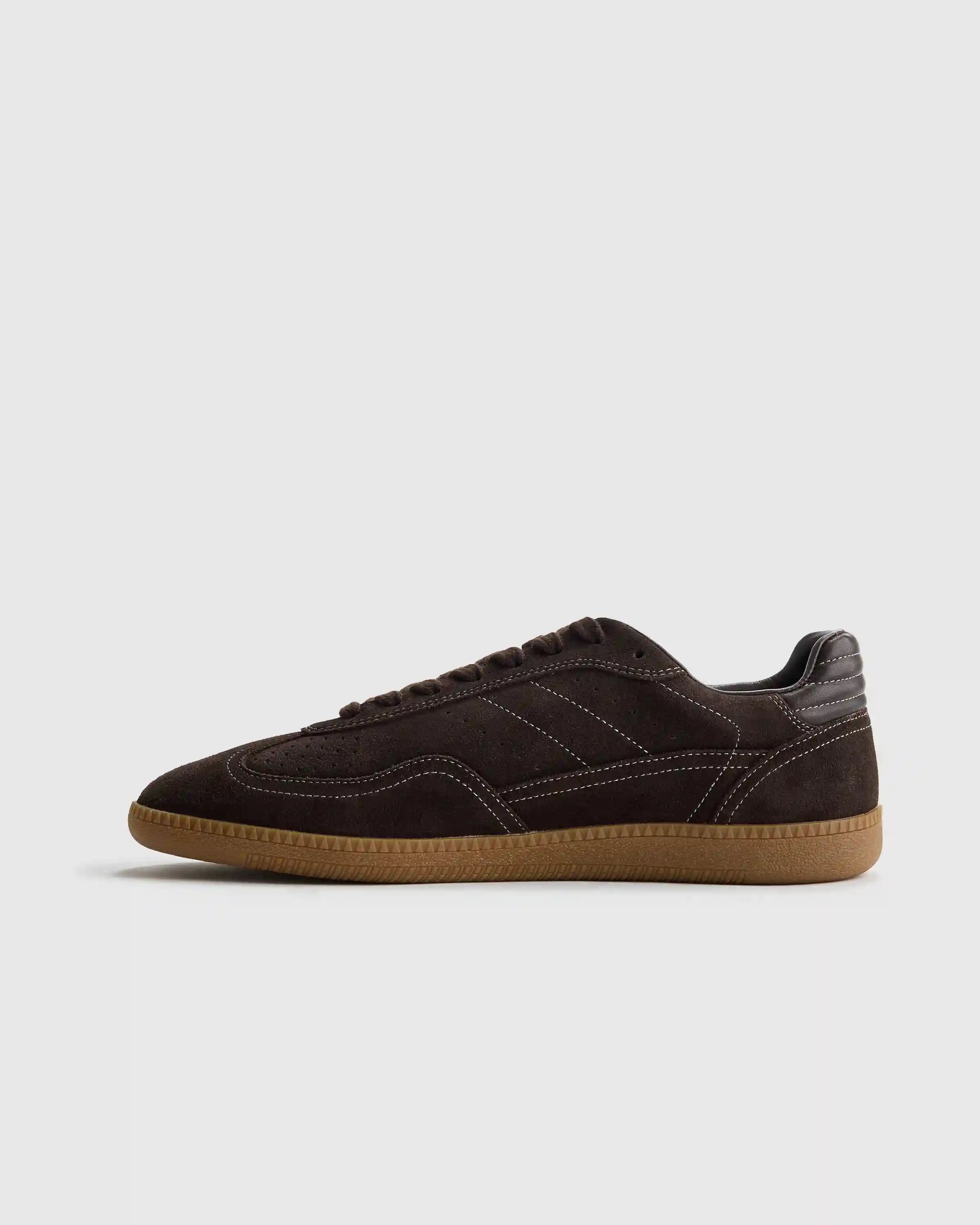 Italian Suede Gum Sole Sneaker