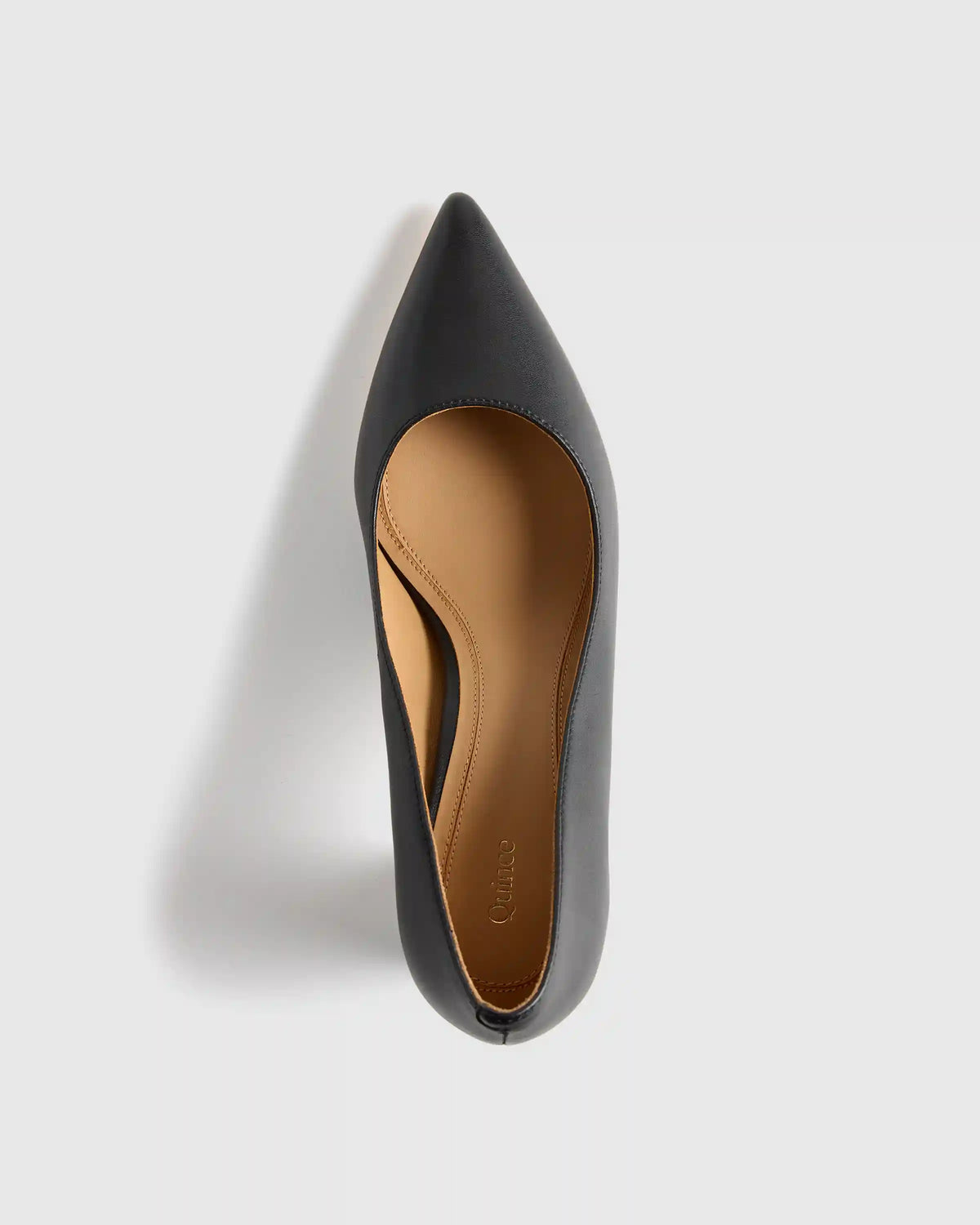 Italian Leather 65mm Block Heel Pump