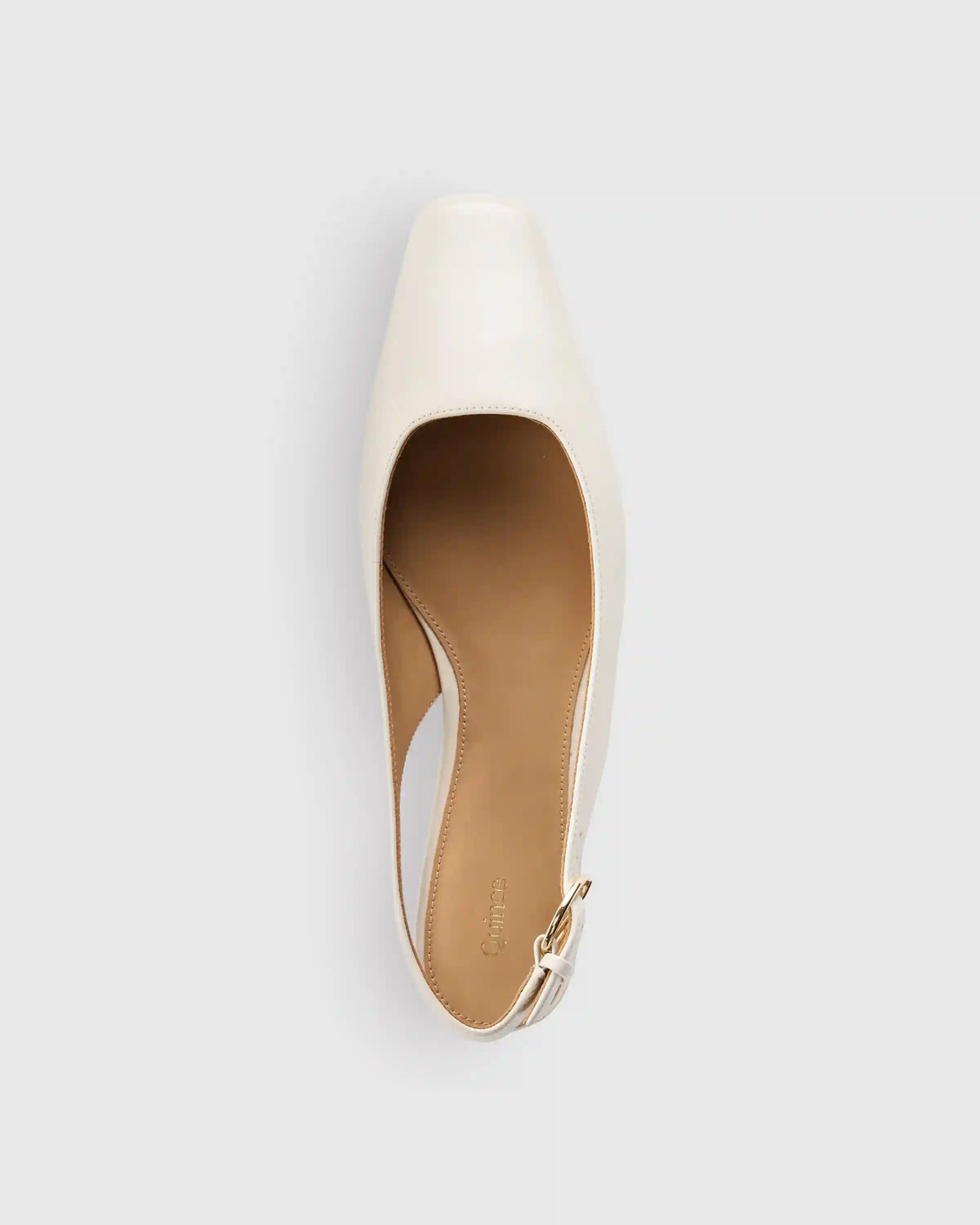Italian Leather Slingback Flat