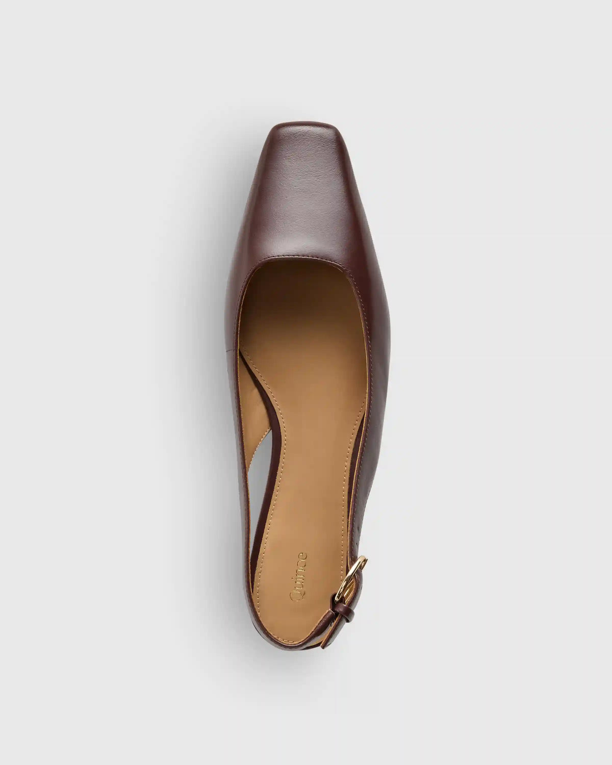Italian Leather Slingback Flat