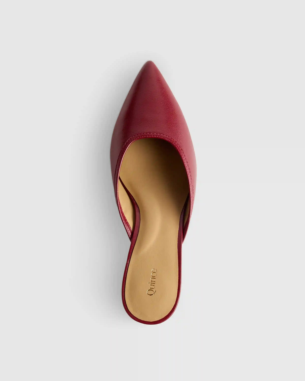 Italian Leather 55mm Kitten Heel Mule