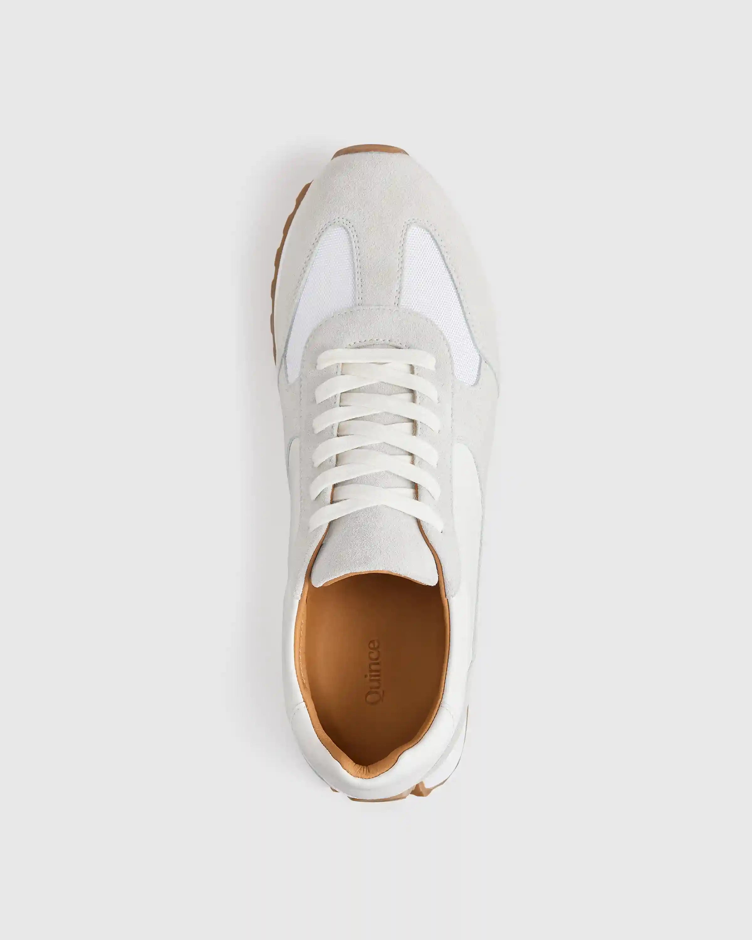 Italian Leather and Suede Retro Runner