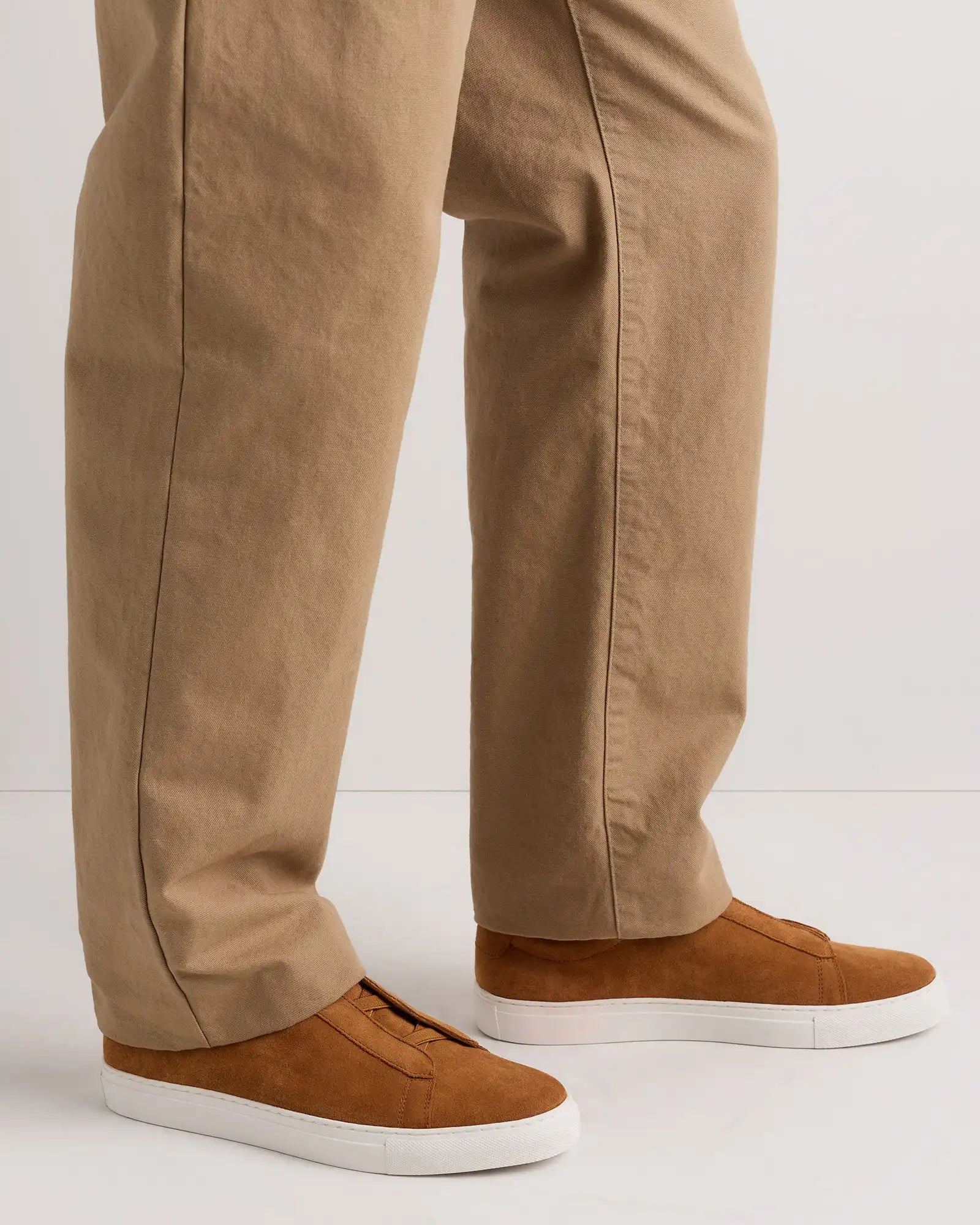 Italian Suede Tailored Sneaker