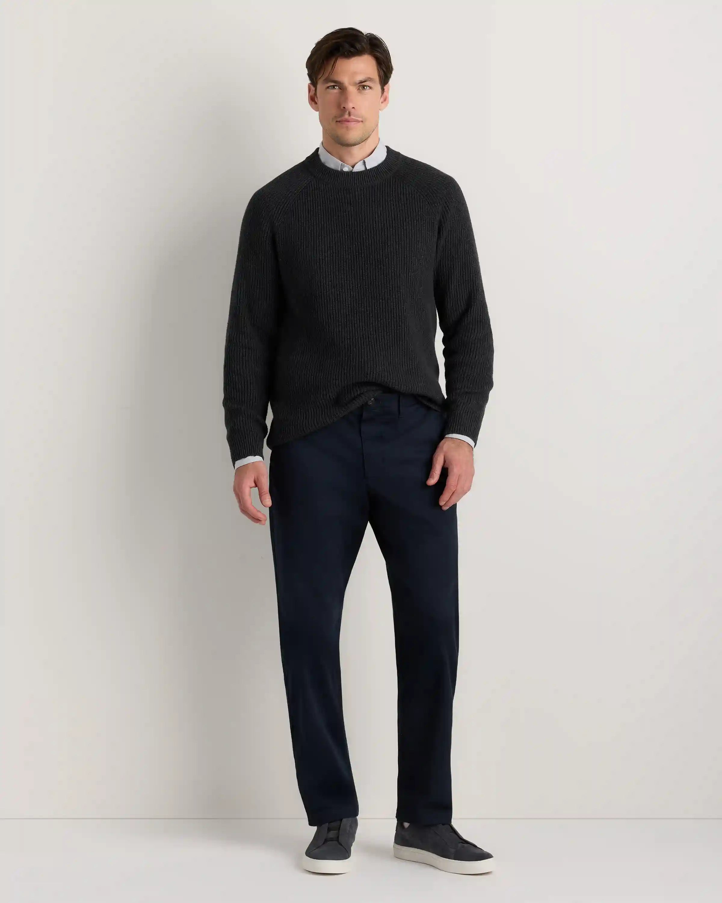 Italian Suede Tailored Sneaker
