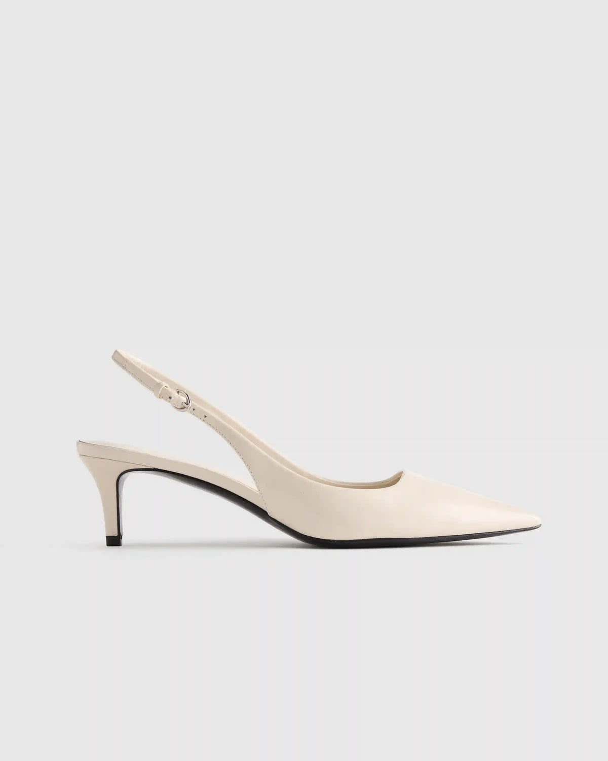 Italian Leather 55mm Slingback Pump