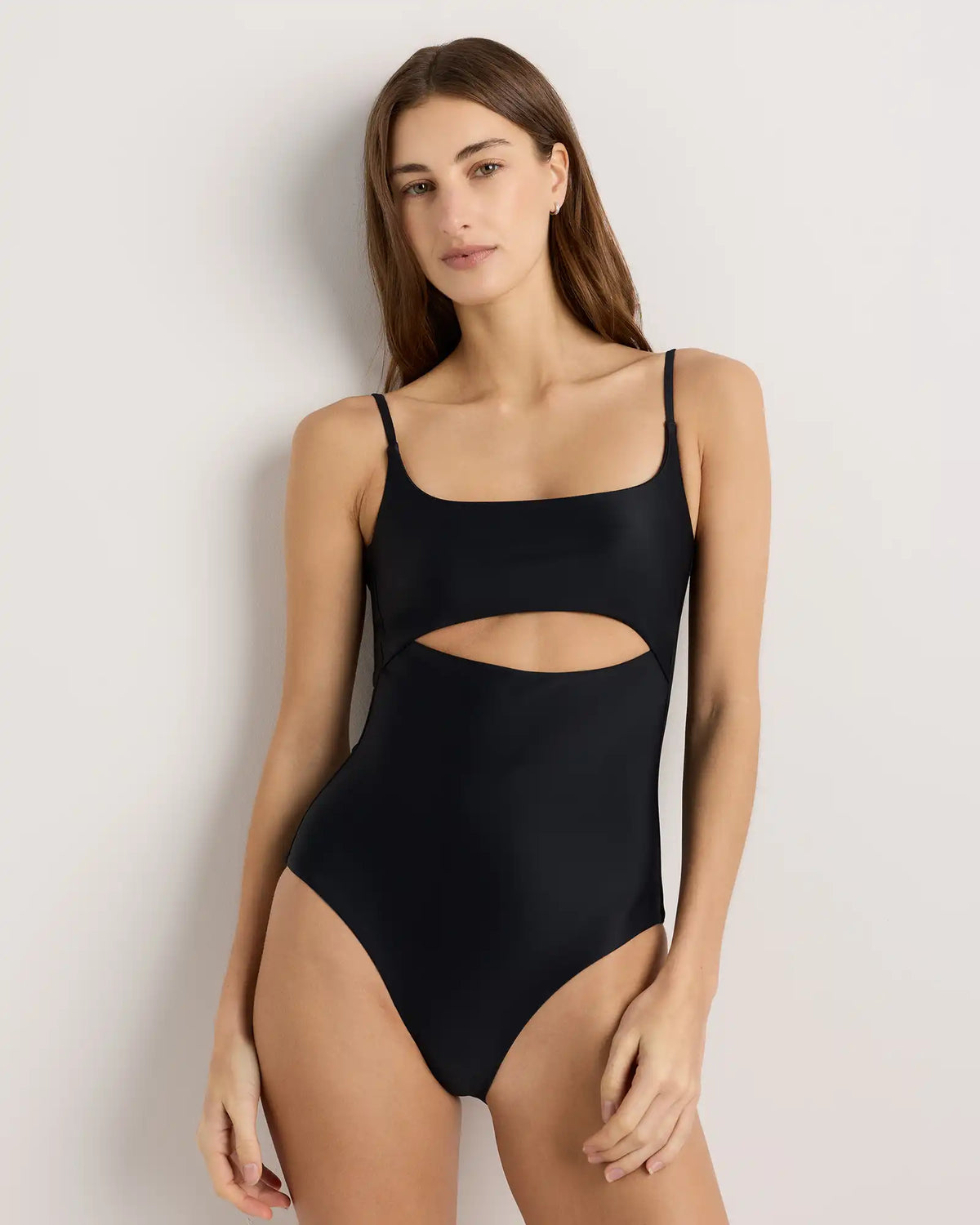 Italian Cut Out One-Piece Swimsuit