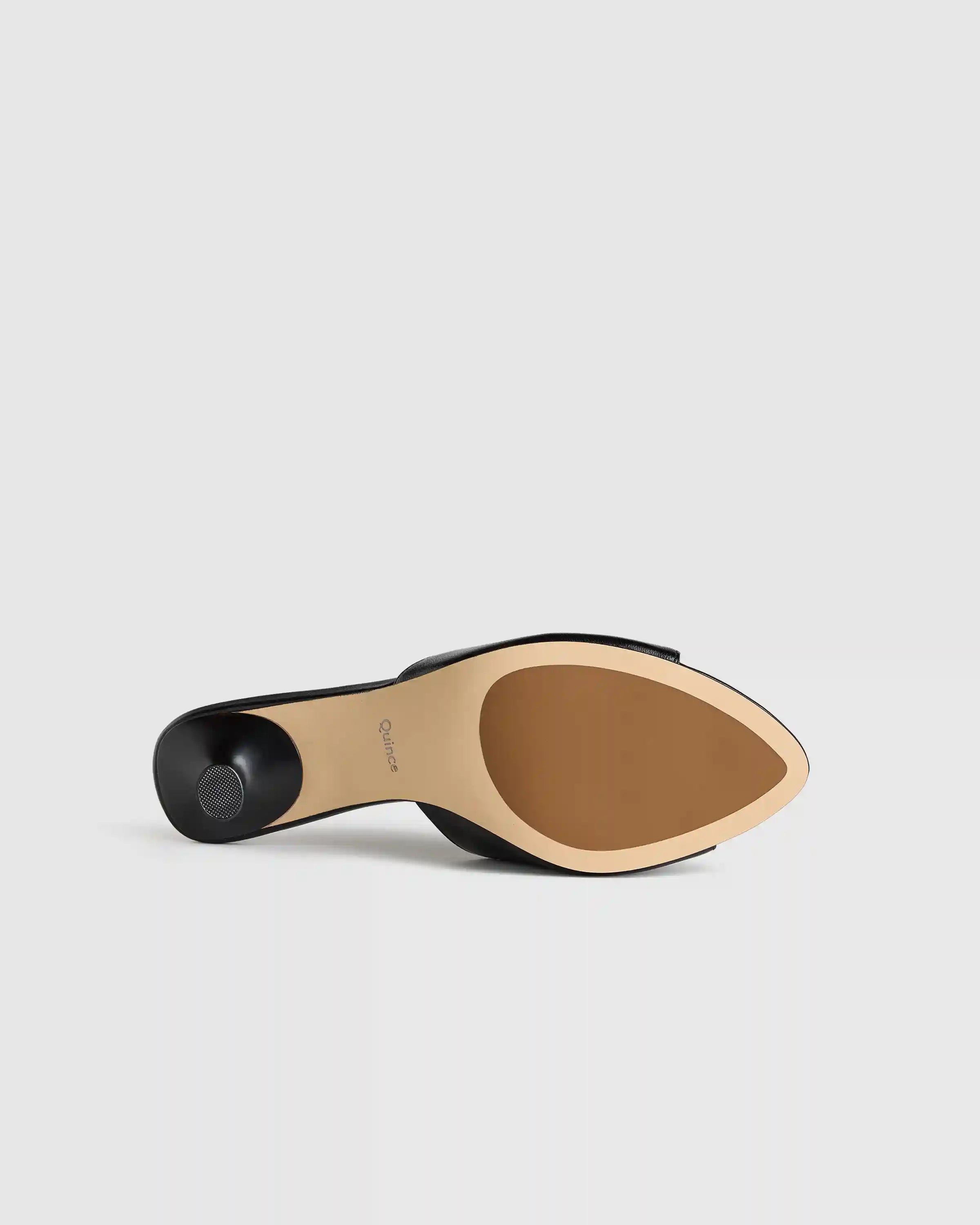 Italian Leather 65mm Stiletto Mule