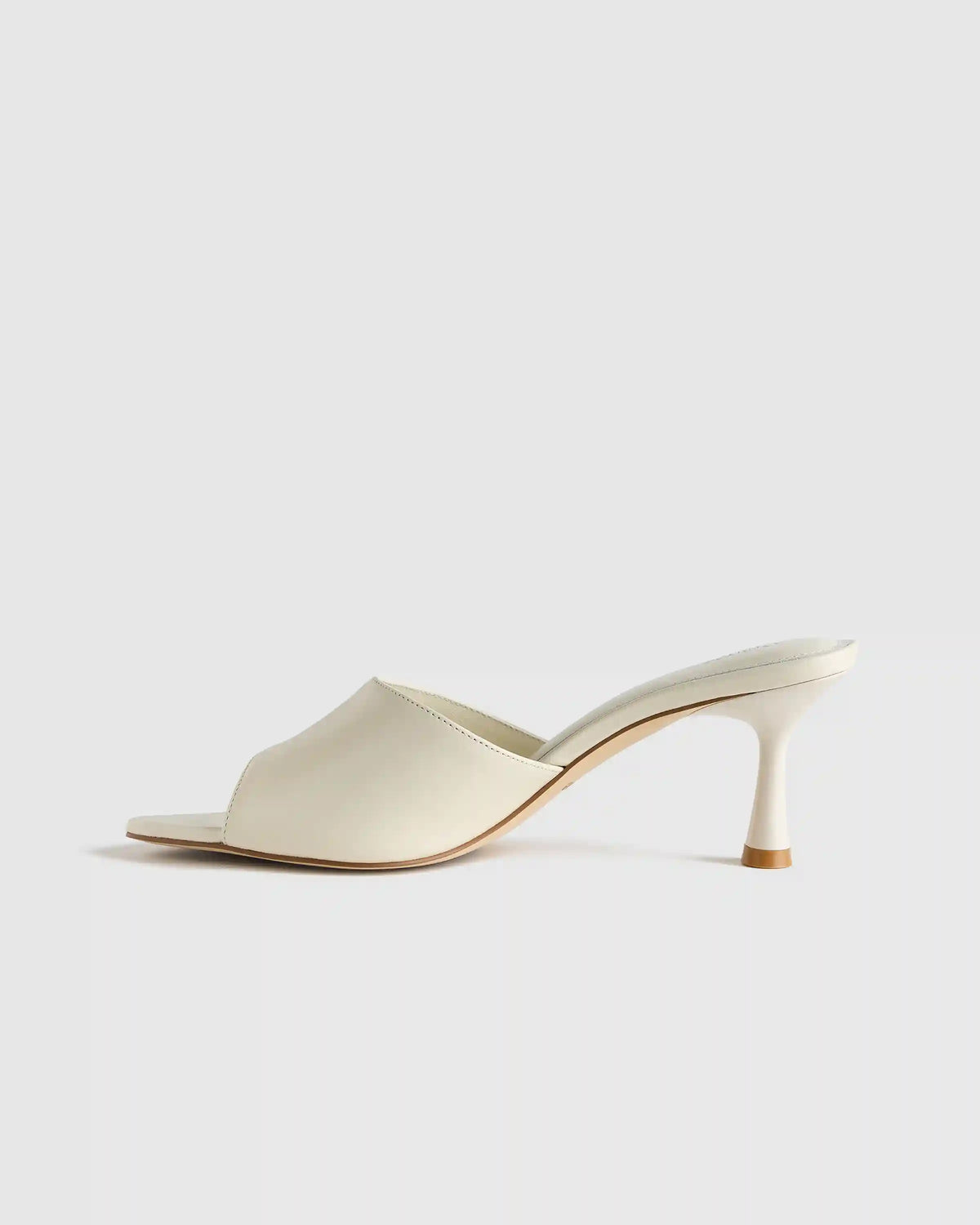 Italian Leather 65mm Stiletto Mule