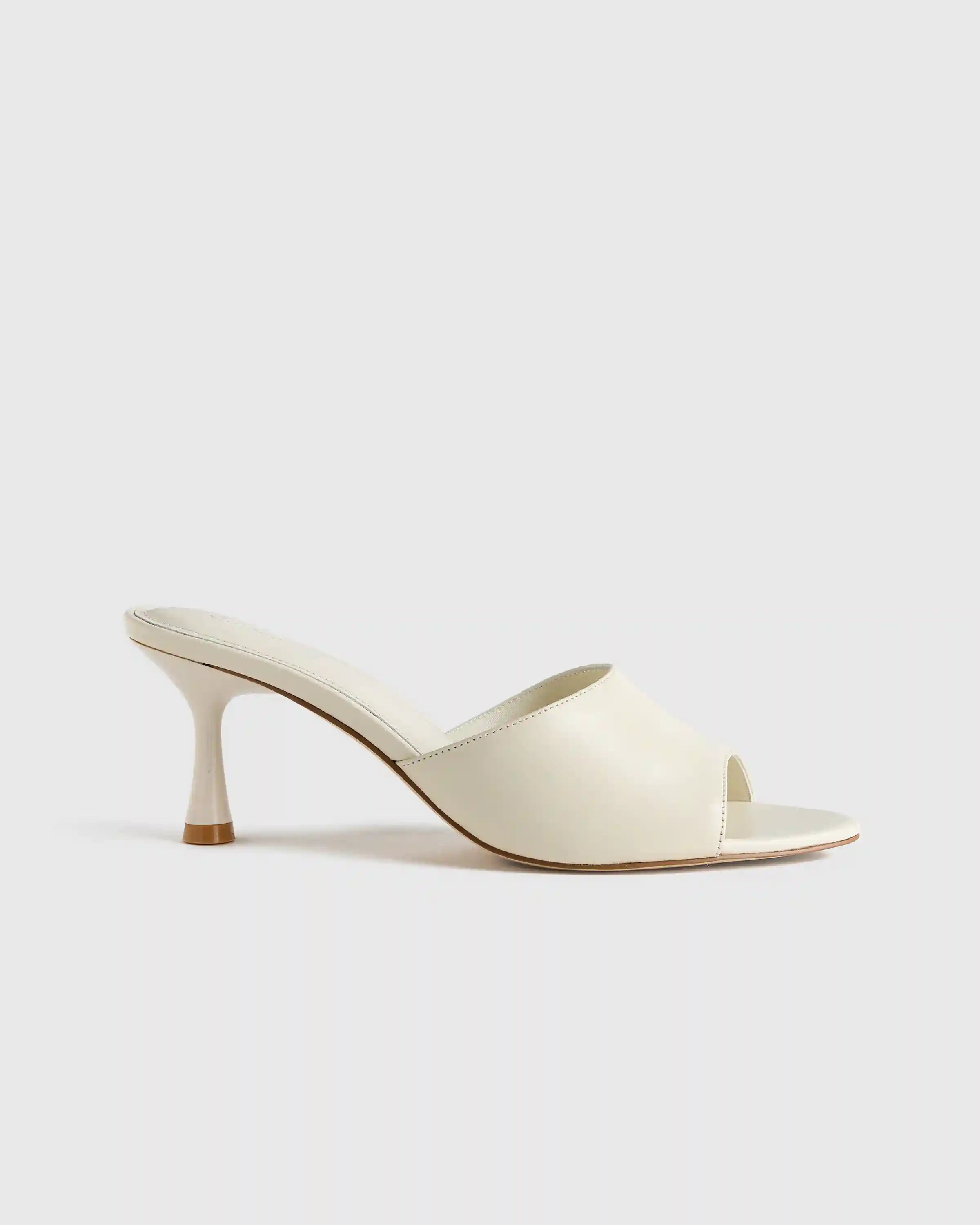 Italian Leather 65mm Stiletto Mule