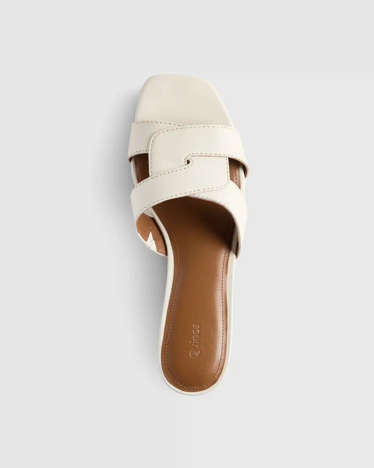 Italian Leather 35mm Wood Block Heel Mule