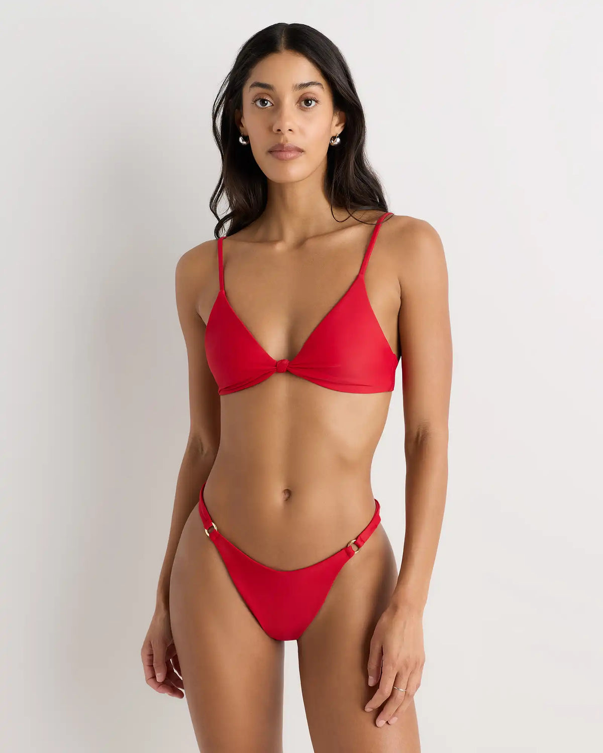 Italian High-Leg Ring Bikini Bottom
