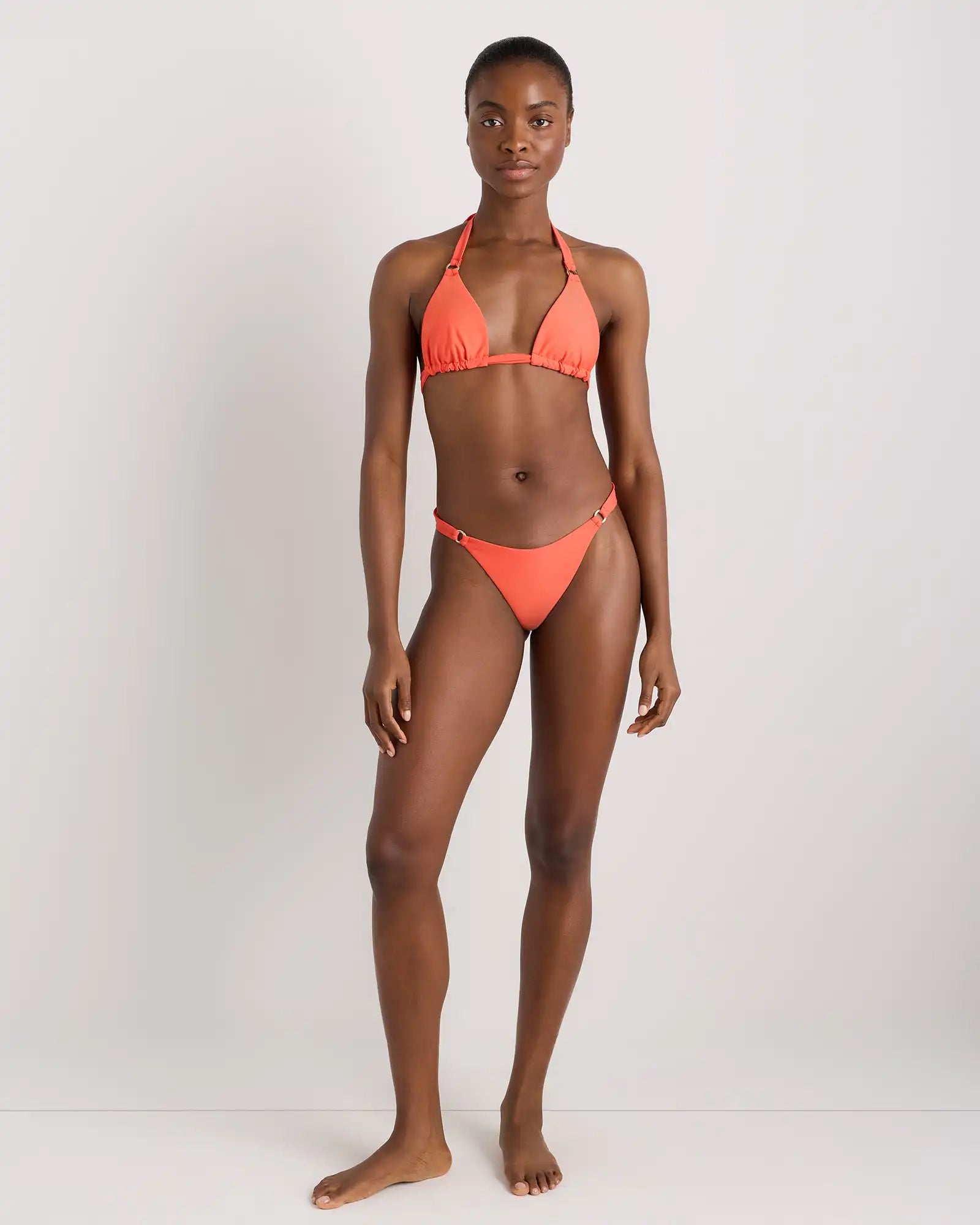 Italian High-Leg Ring Bikini Bottom