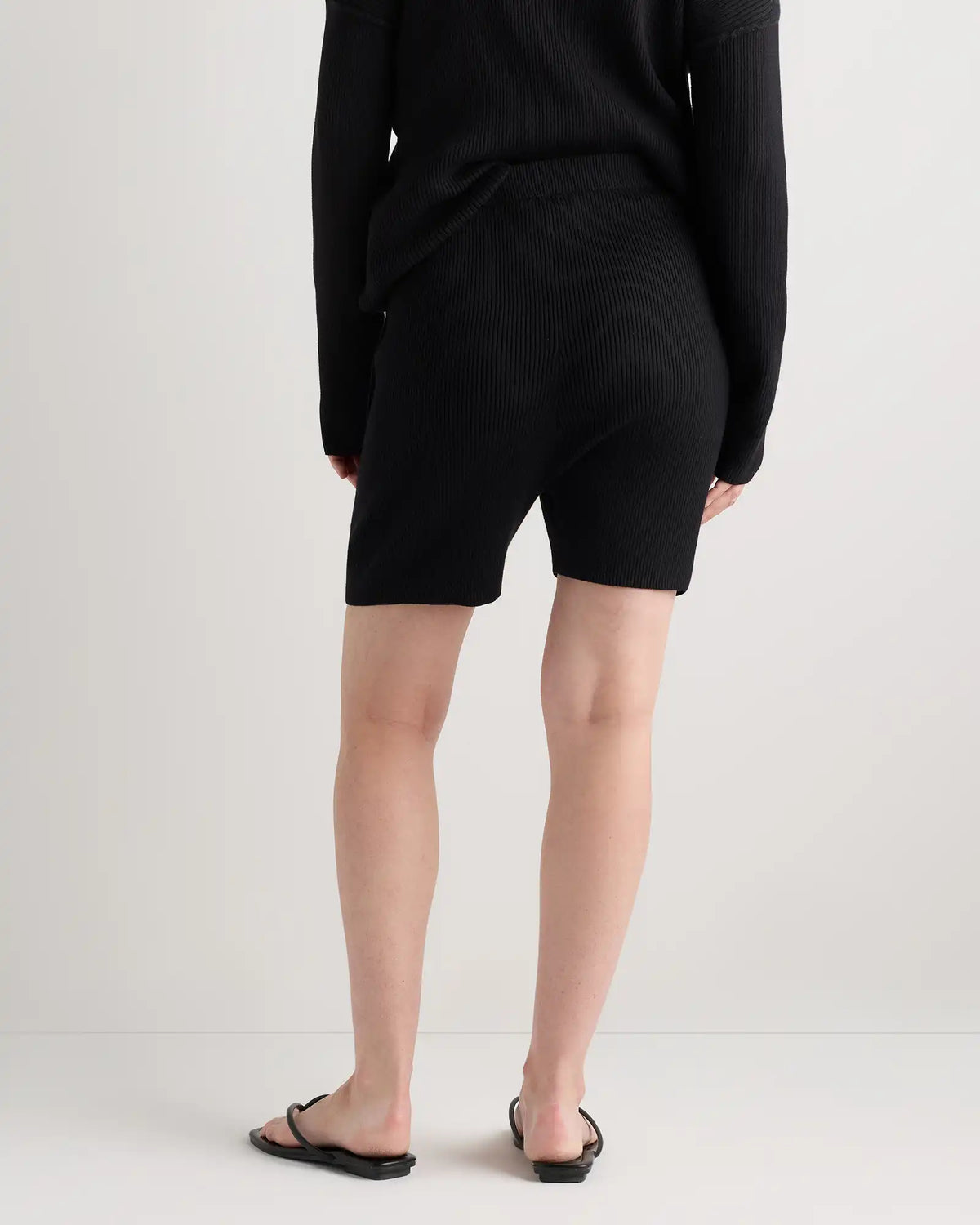 Cotton Cashmere Maternity Knit Shorts