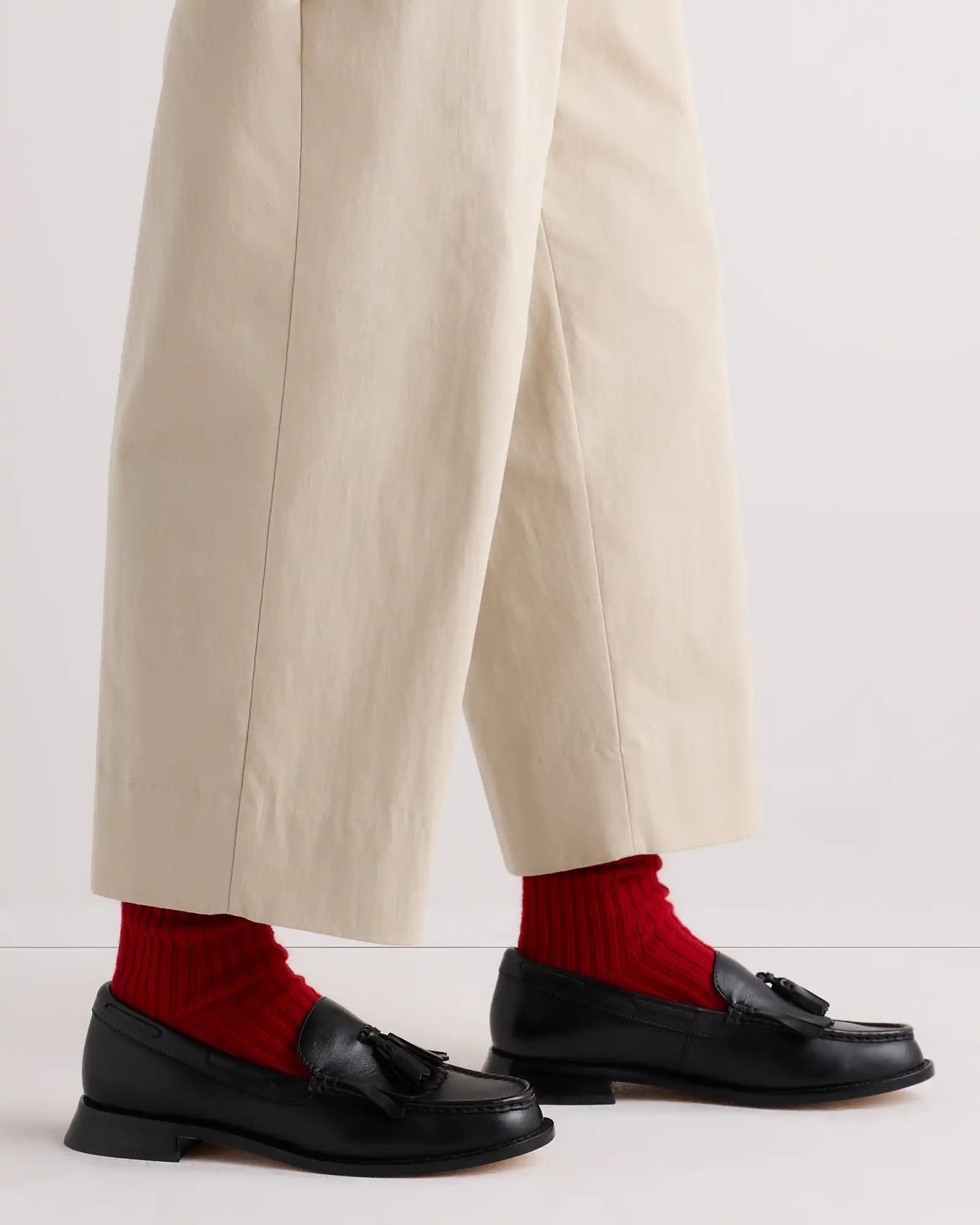 Italian Leather Tassel Loafer