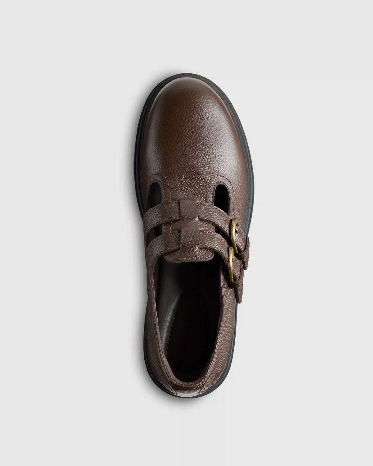 Italian Leather Lug Sole Mary Jane