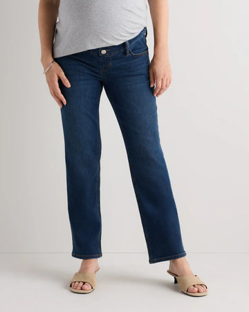 Lila Stretch Maternity Straight Jeans
