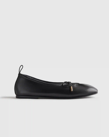 Italian Leather Keyhole Ballet Flat